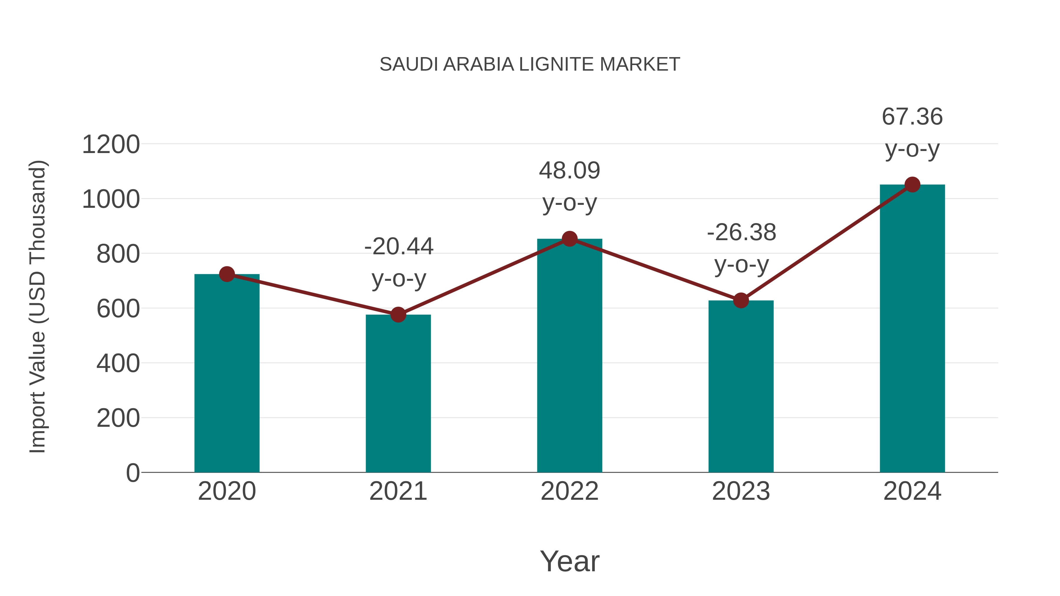  Saudi Arabia Lignite Market: Import Trend Analysis
