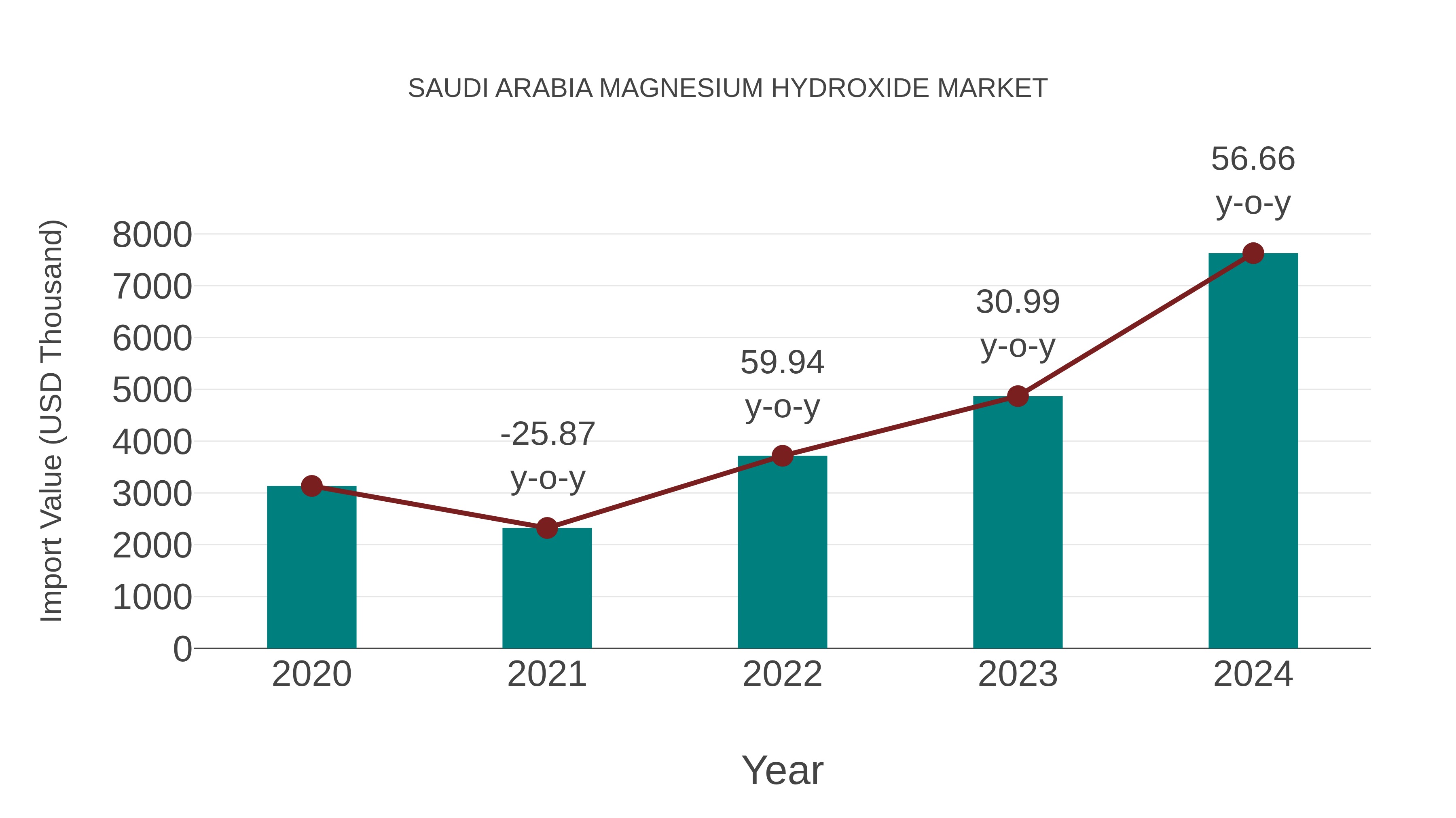  Saudi Arabia Magnesium Hydroxide Market: Import Trend Analysis
