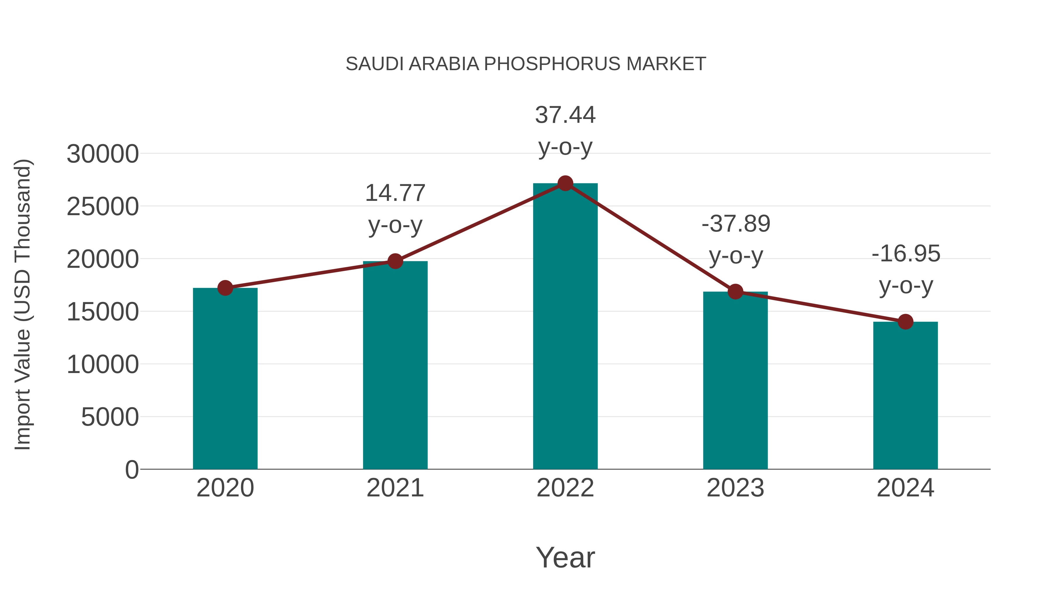  Saudi Arabia Phosphorus Market: Import Trend Analysis