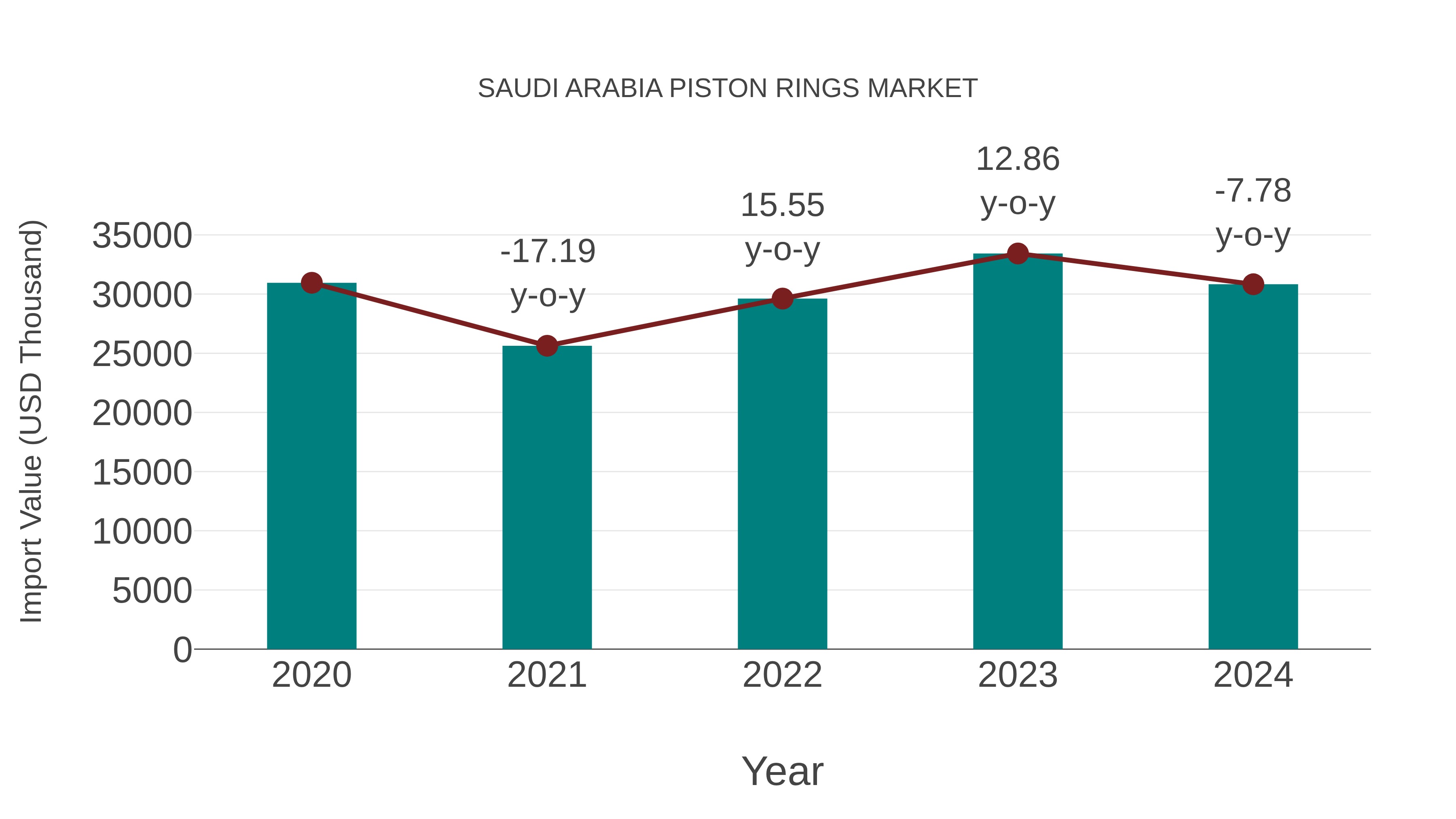  Saudi Arabia Piston Rings Market: Import Trend Analysis