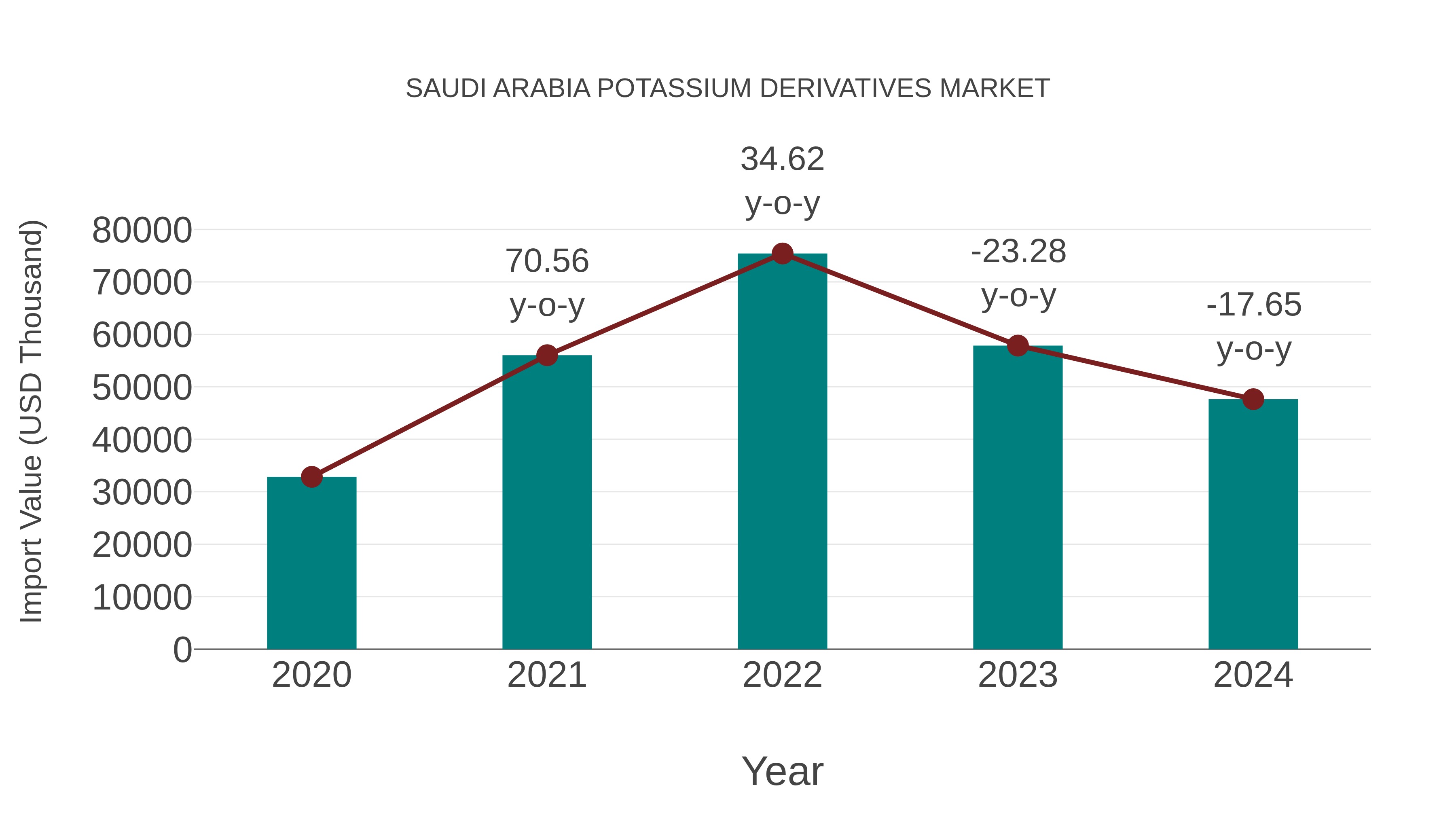Saudi Arabia Potassium Derivatives Market: Import Trend Analysis