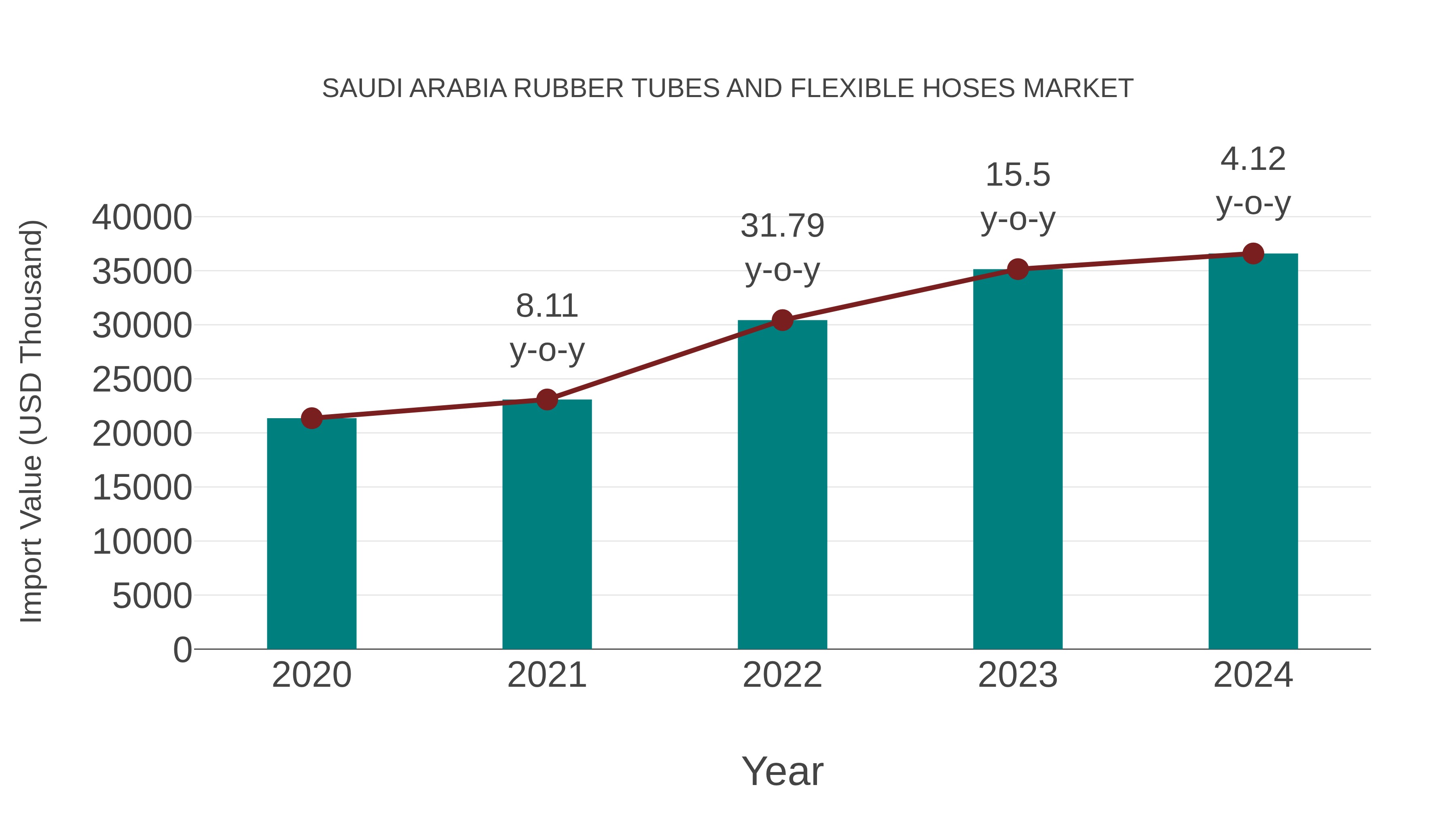 Saudi Arabia Rubber Tubes and Flexible Hoses Market: Import Trend Analysis