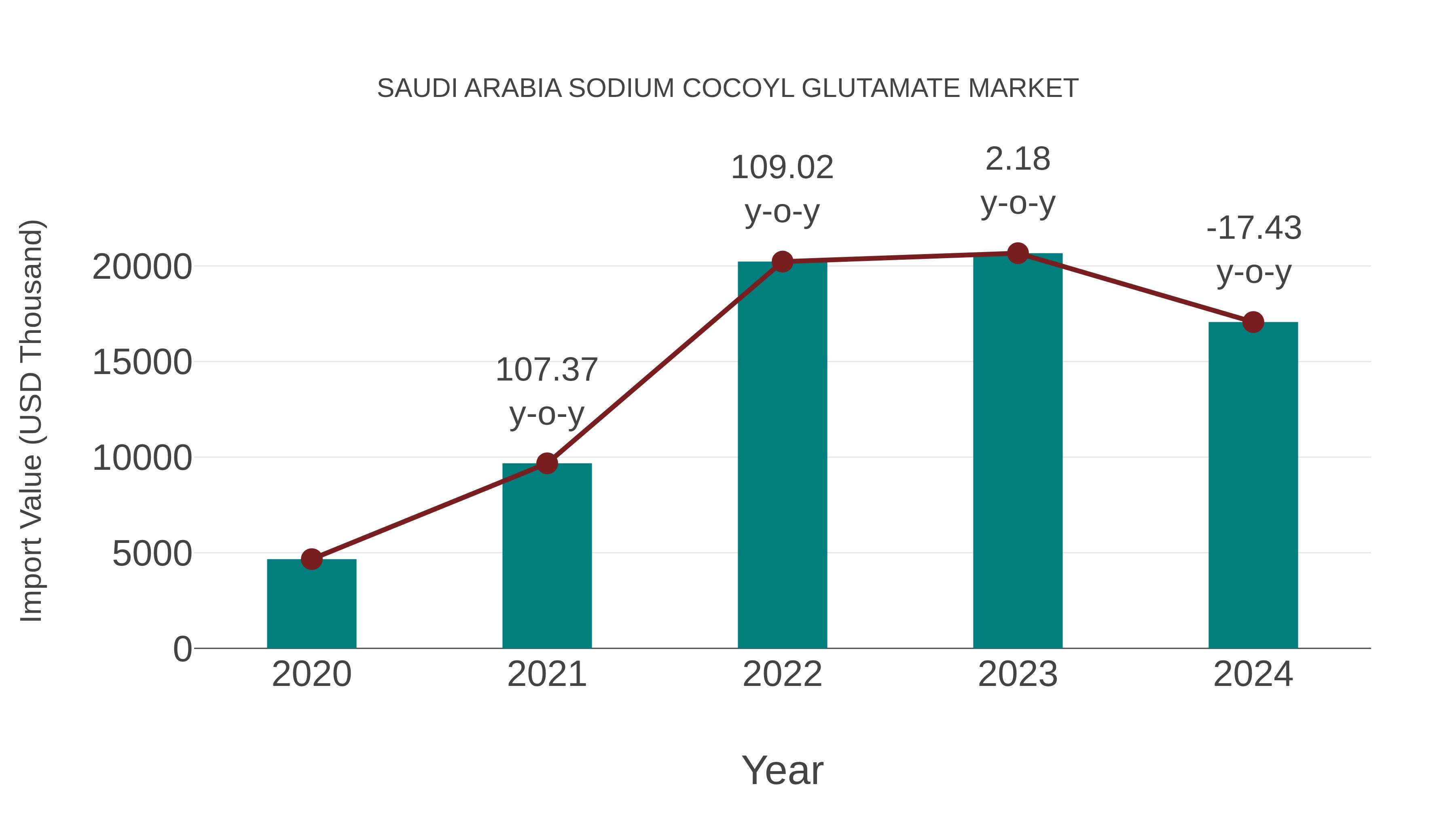  Saudi Arabia Sodium Cocoyl Glutamate Market: Import Trend Analysis