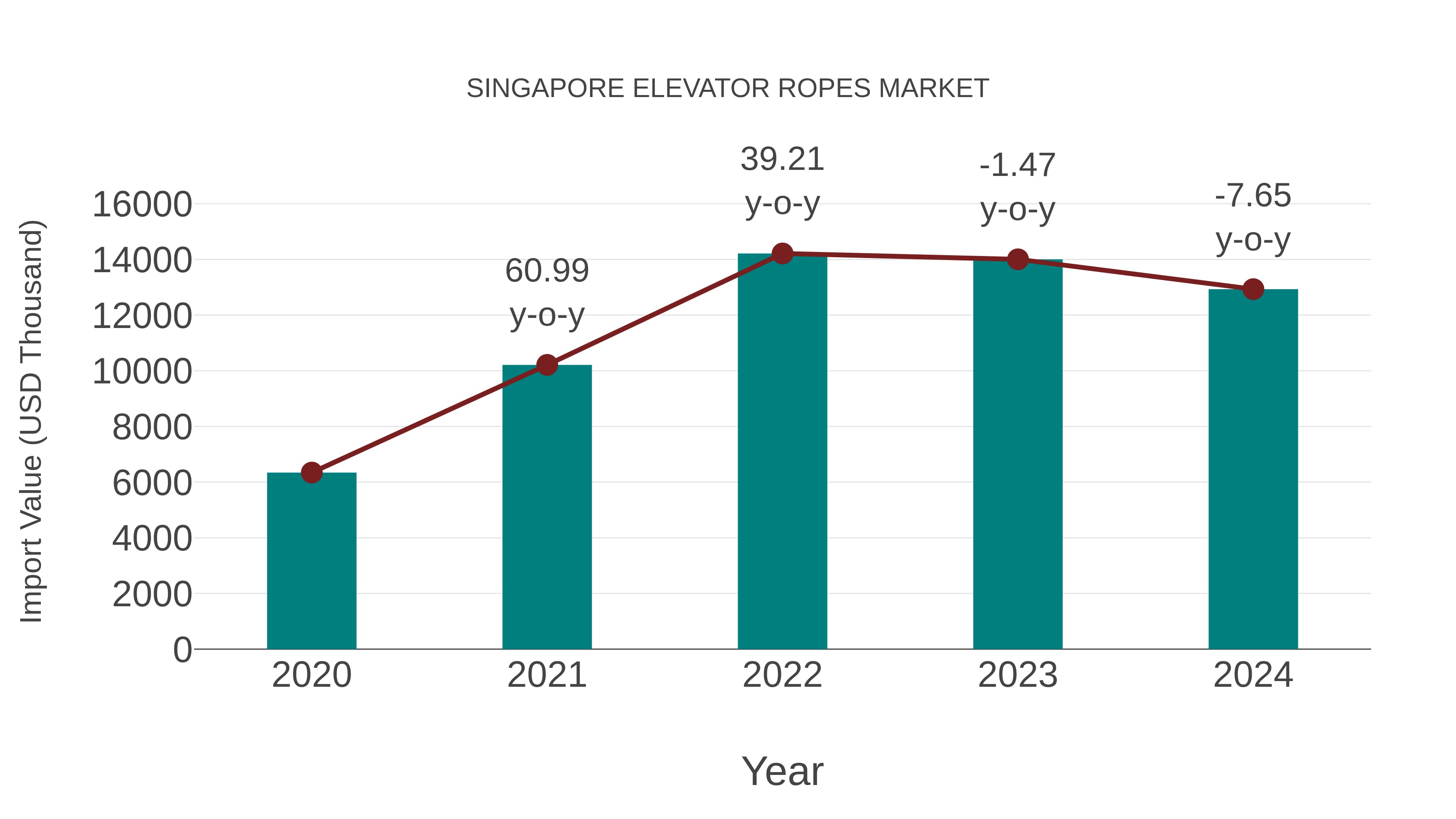  Singapore Elevator Ropes Market: Import Trend Analysis