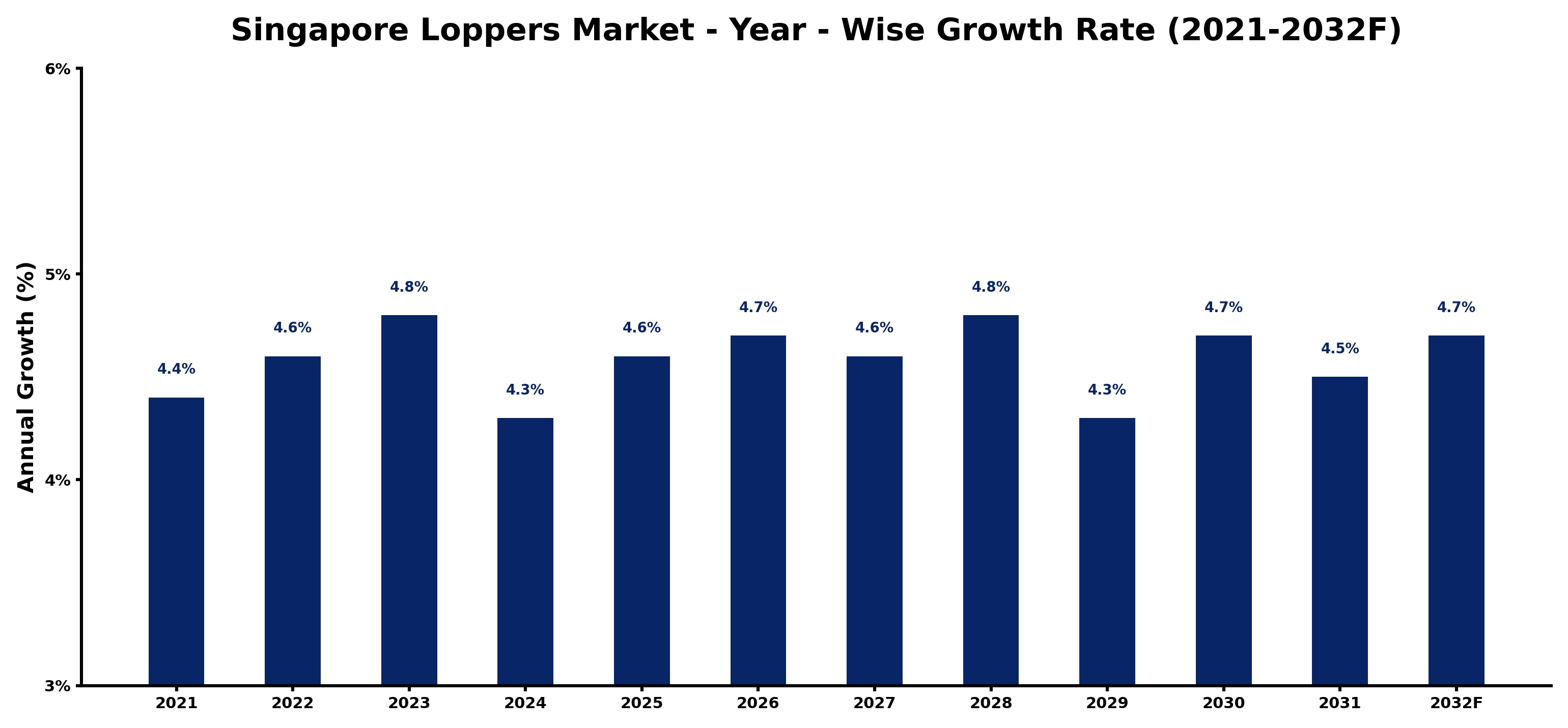 Singapore Loppers Market Year-wise Growth Rate and Key Drivers