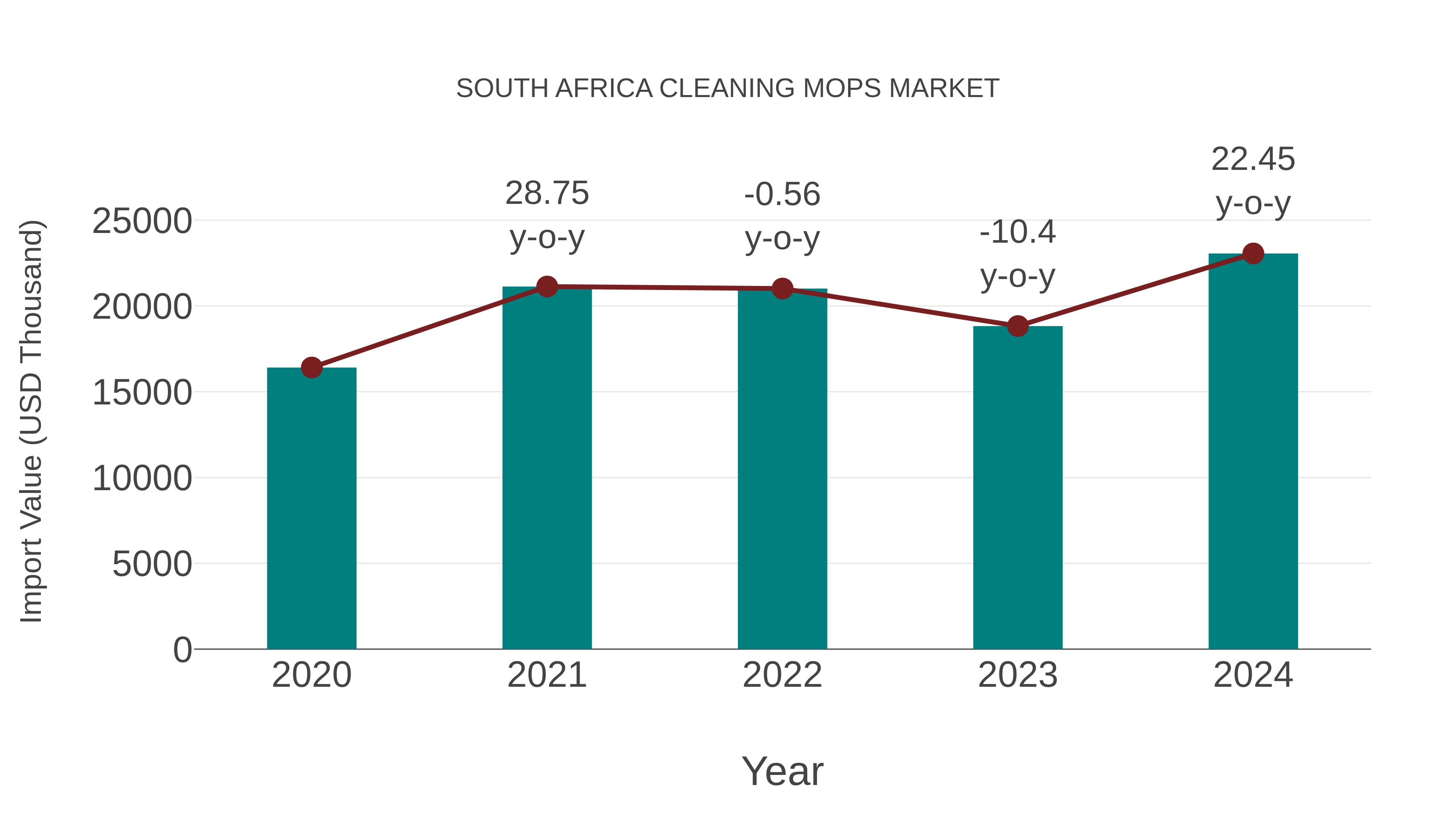 South Africa Cleaning Mops Market: Import Trend Analysis