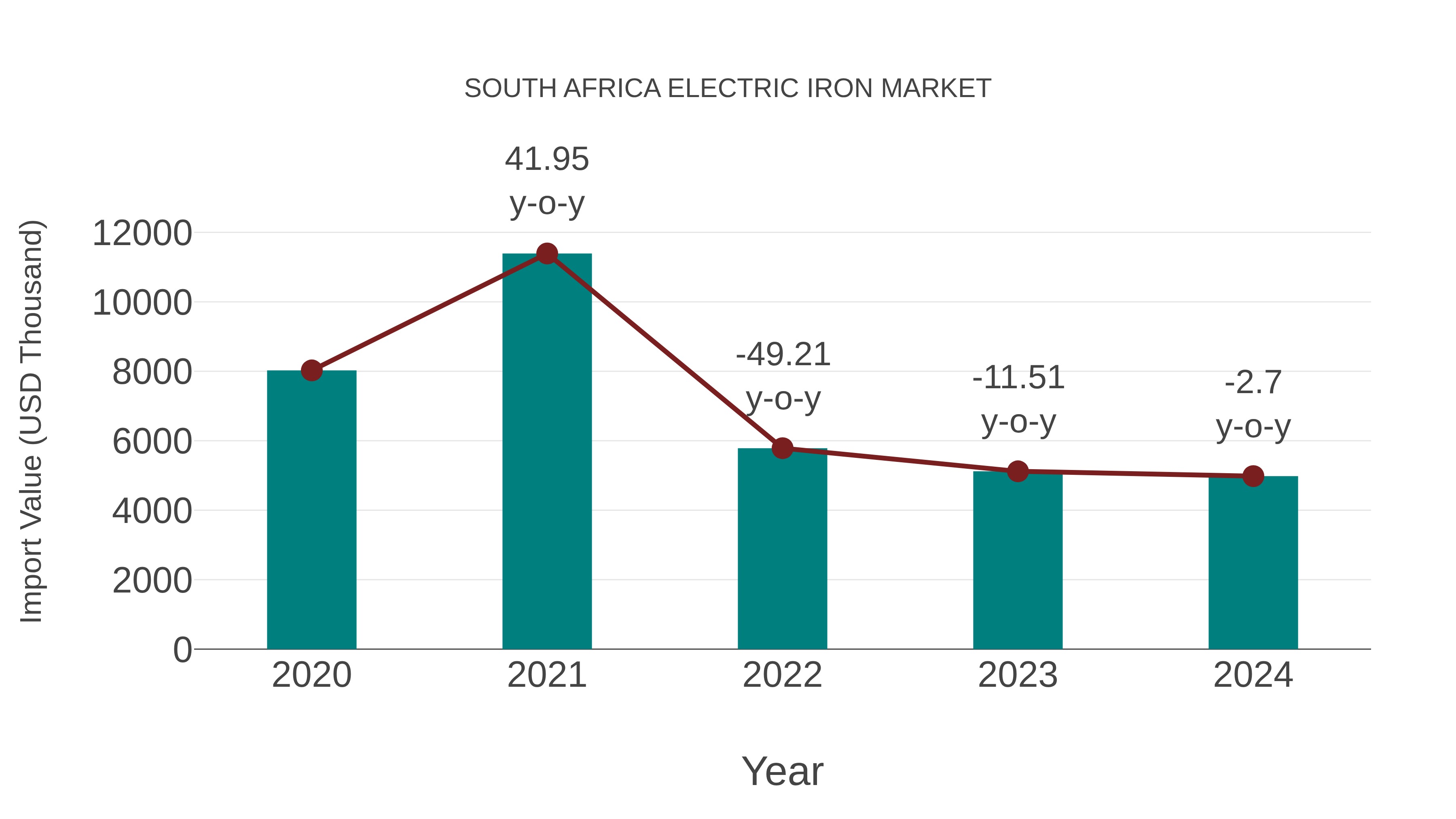 South Africa Electric Iron Market: Import Trend Analysis
