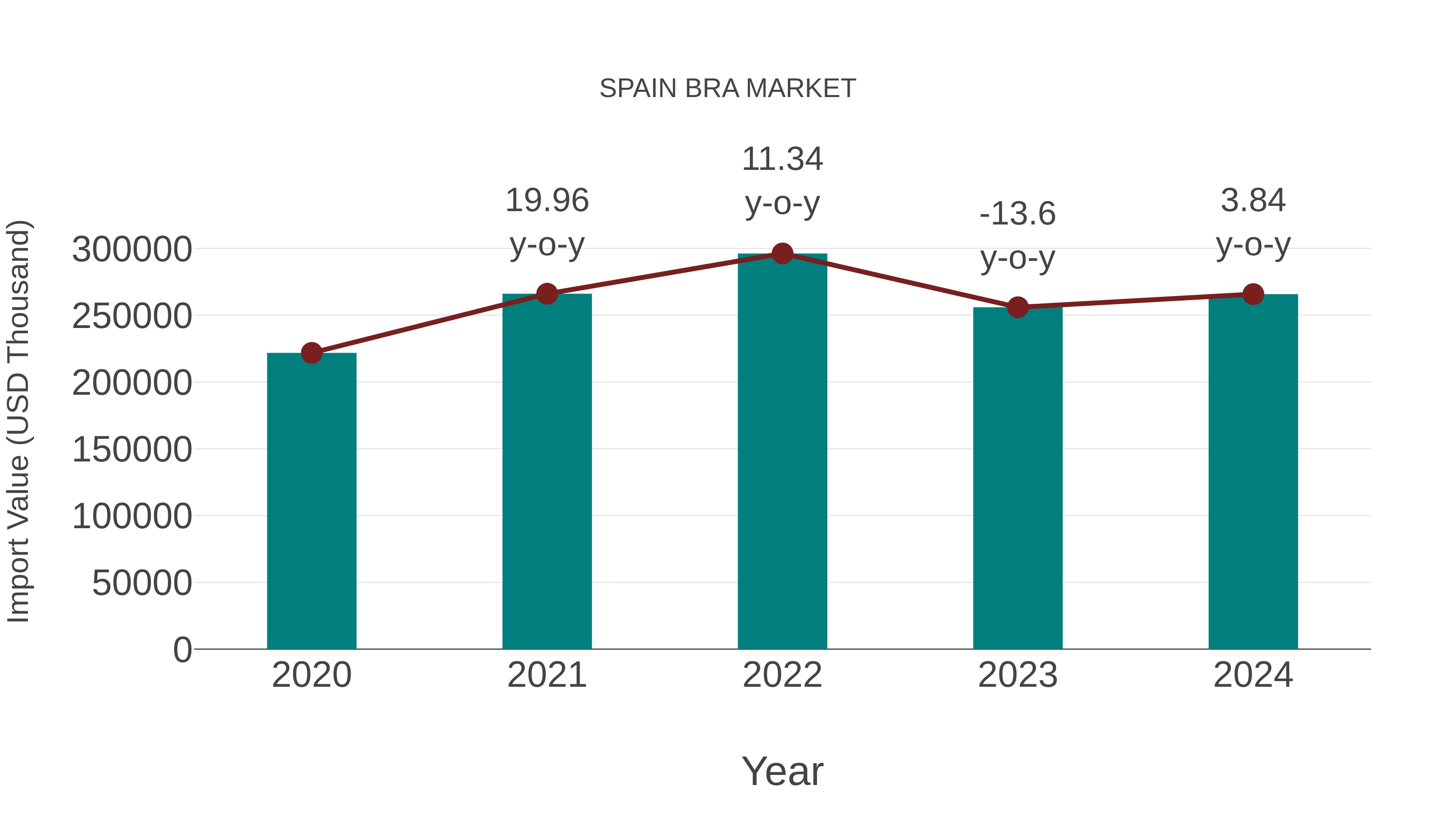  Spain Bra Market: Import Trend Analysis