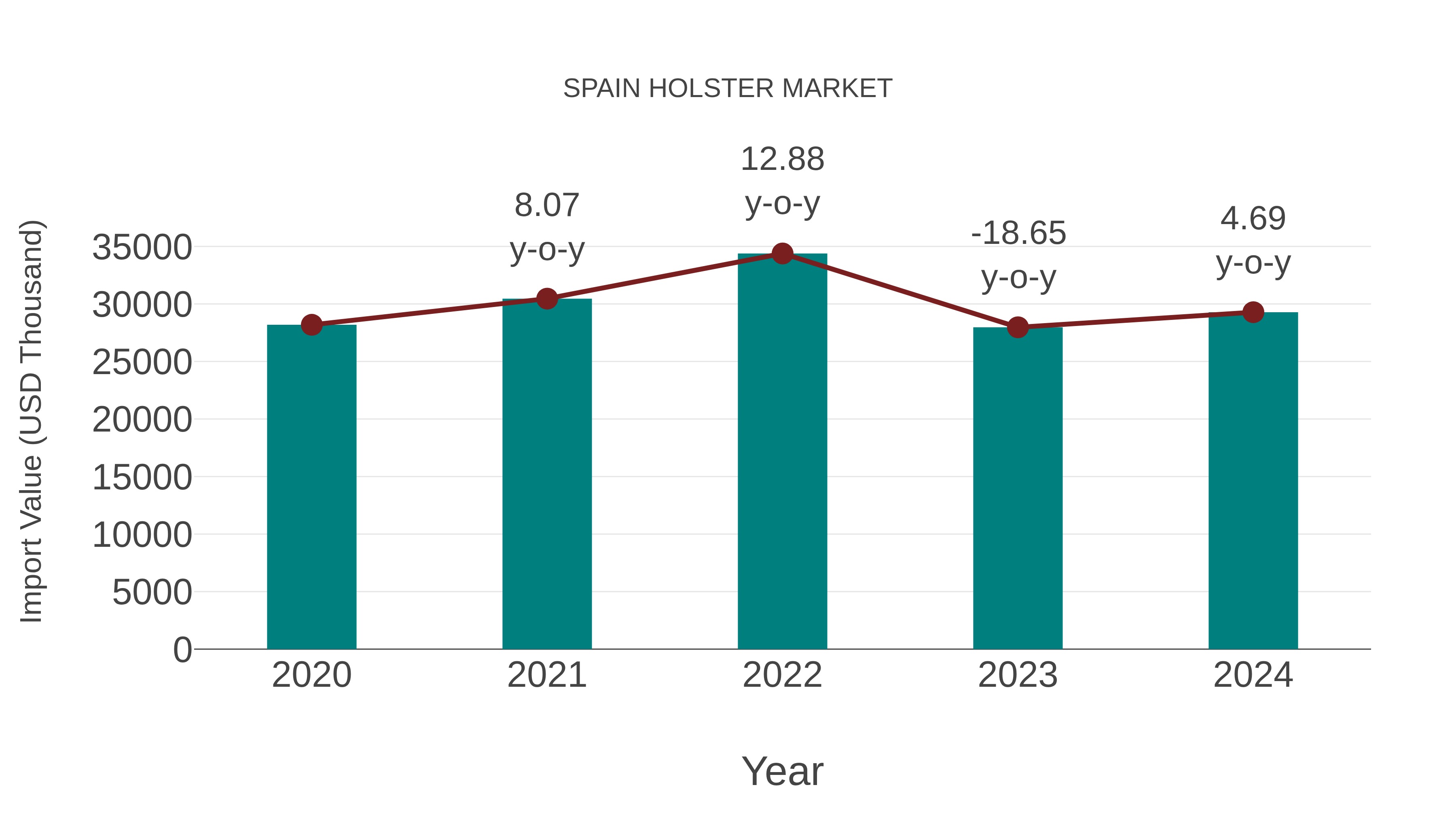  Spain Holster Market: Import Trend Analysis