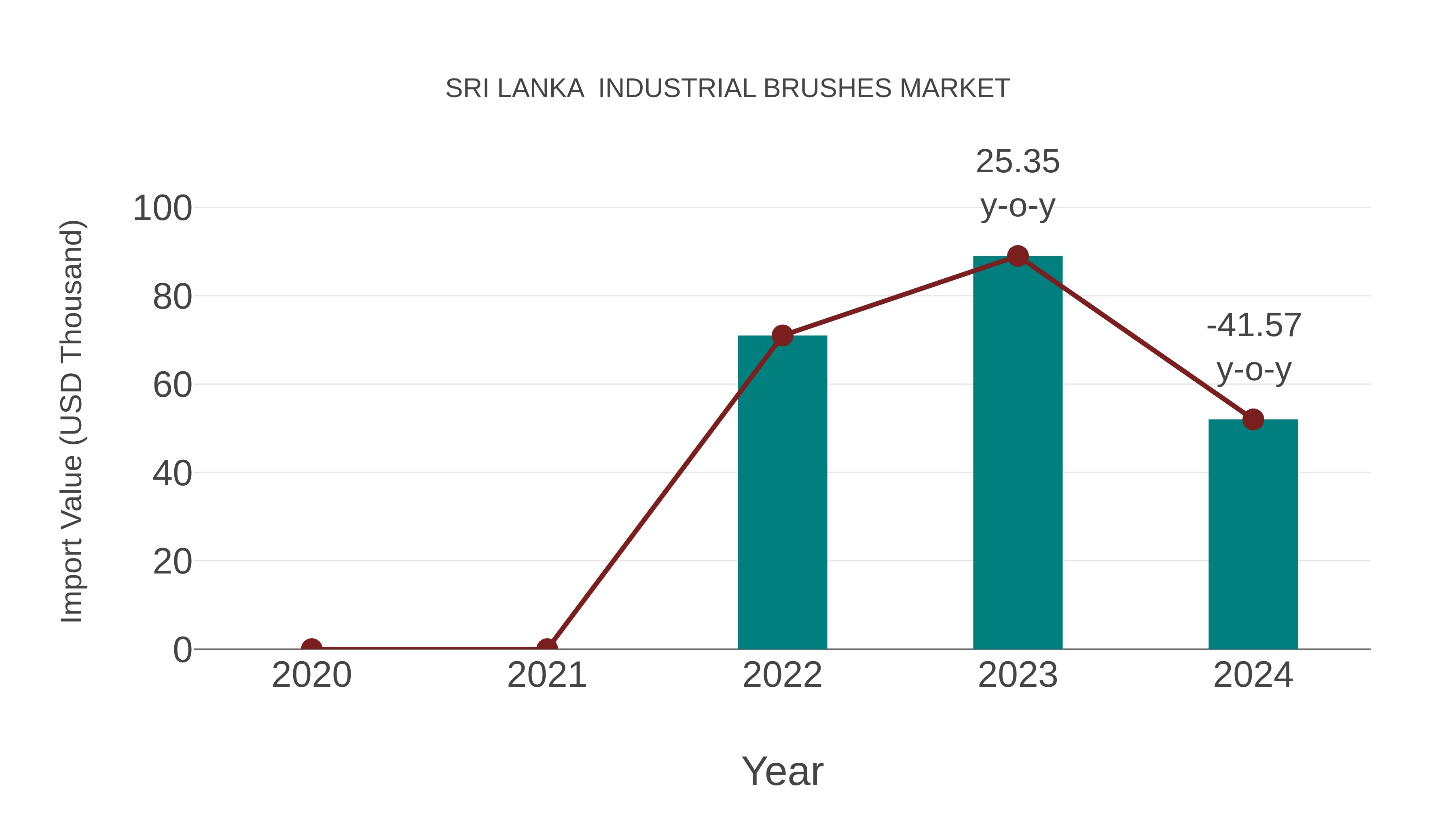 Sri Lanka Industrial Brushes Market: Import Trend Analysis