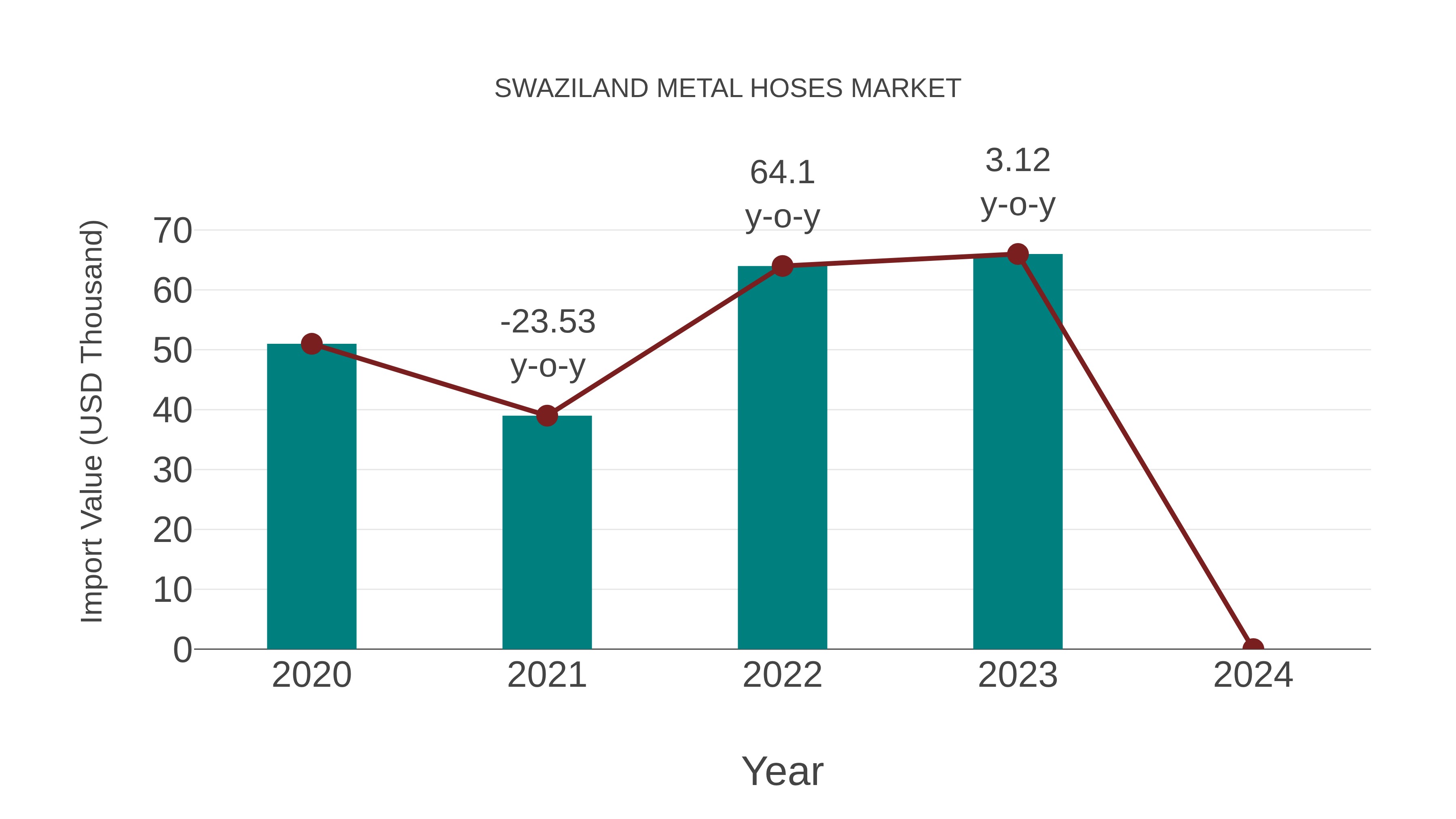 Swaziland Metal Hoses Market: Import Trend Analysis