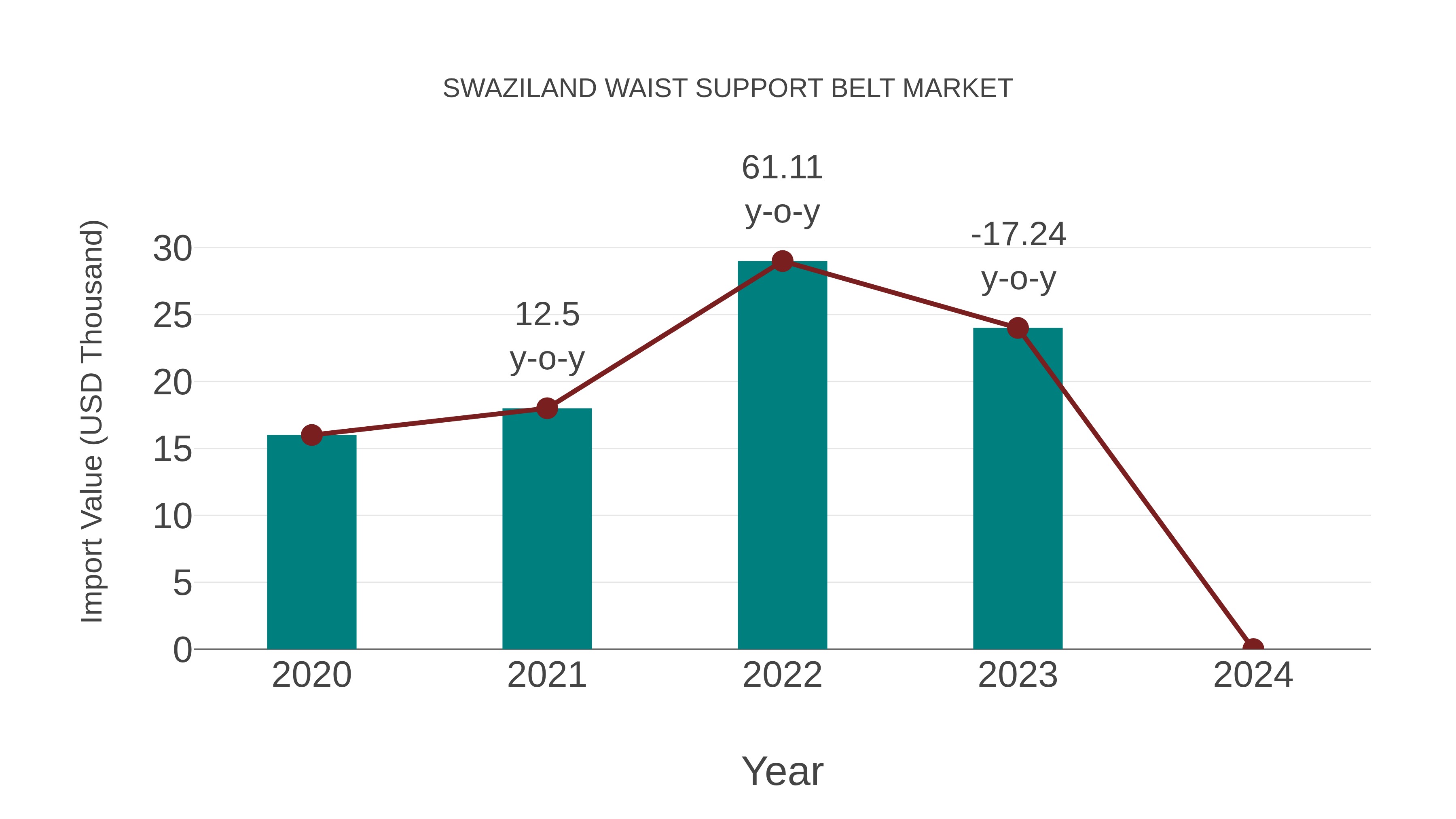  Swaziland Waist Support Belt Market: Import Trend Analysis