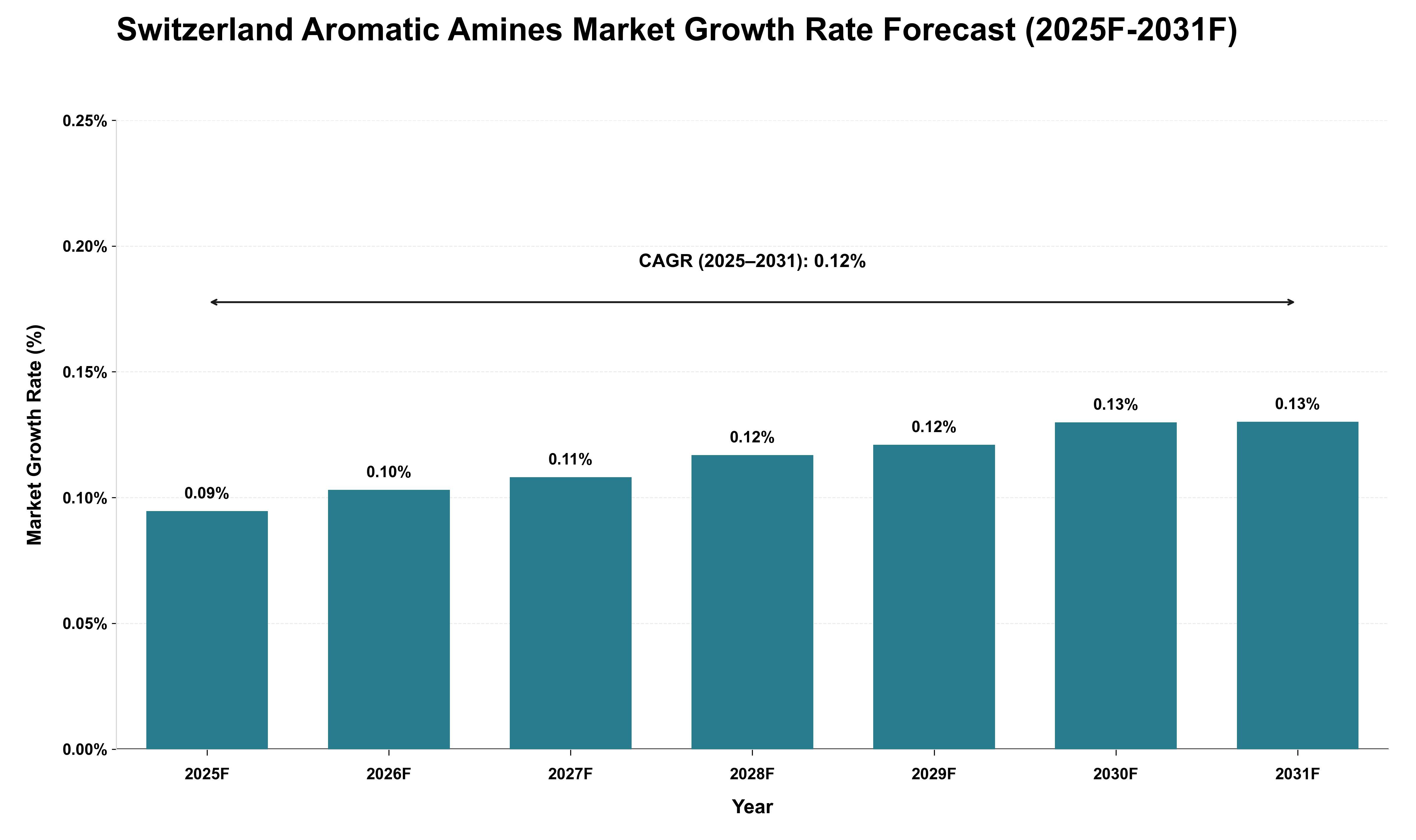 Switzerland Aromatic Amines Market Growth Rate Analysis (2025 - 2031)