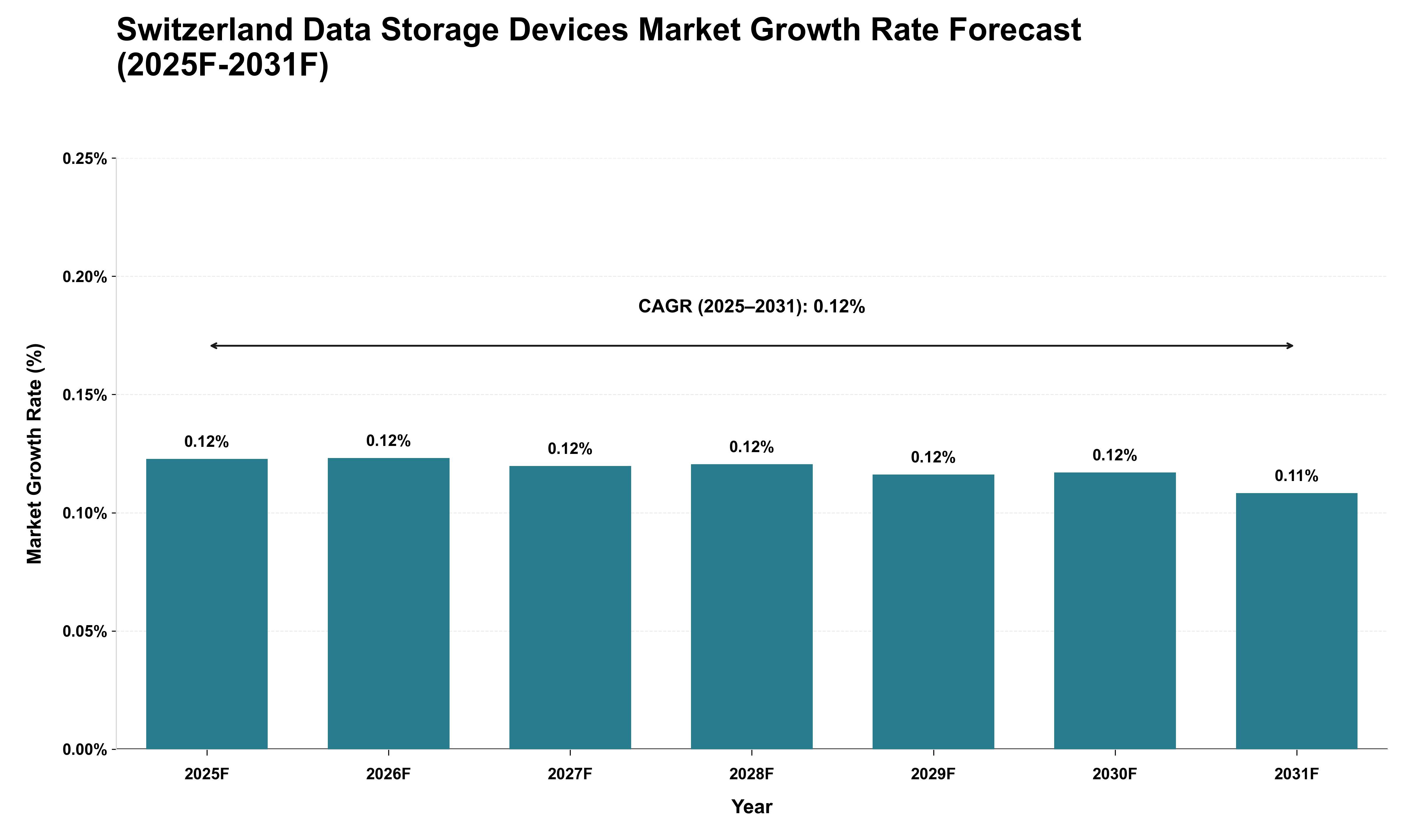Switzerland Data Storage Devices Market Growth Rate Analysis (2025 - 2031)
