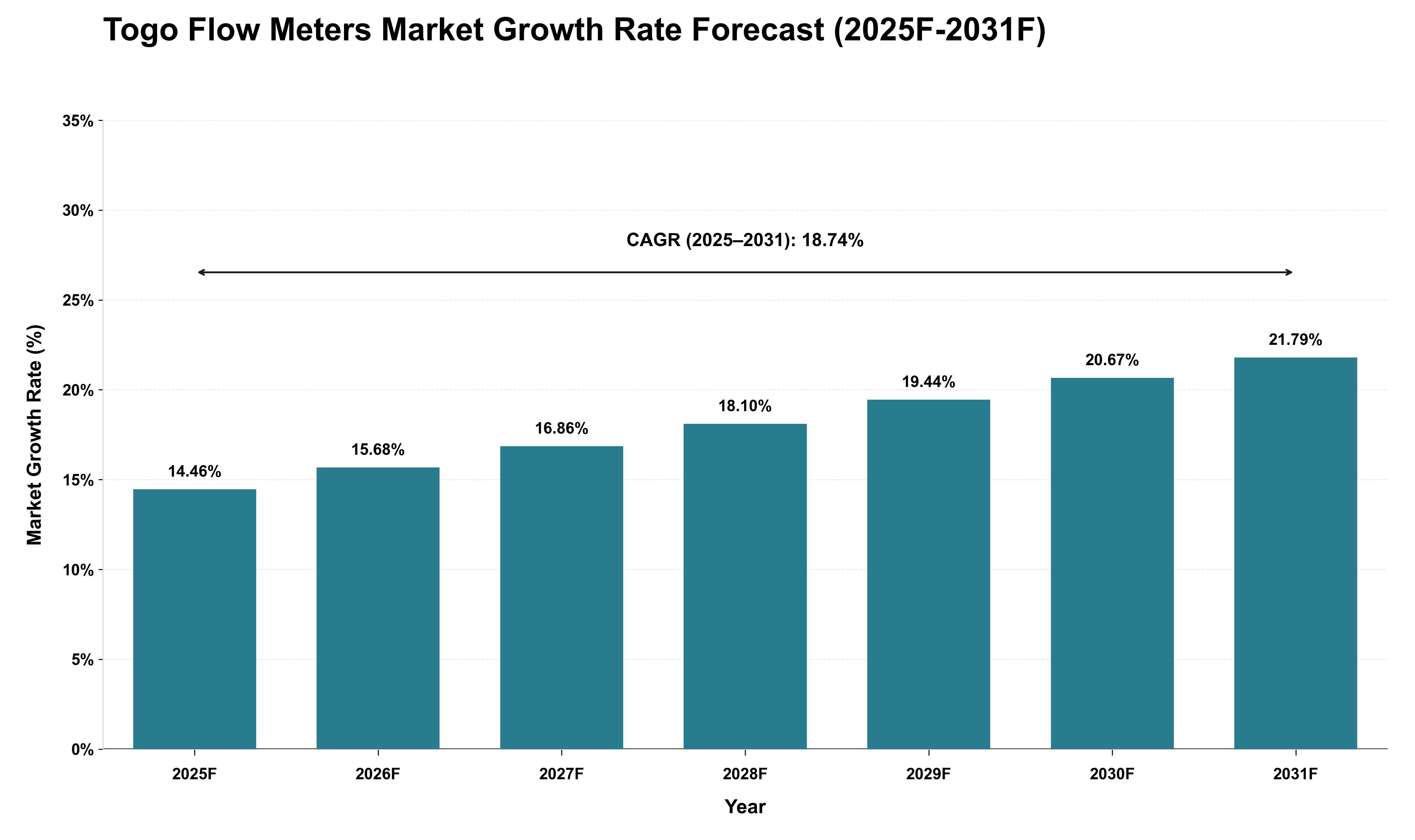 Togo Flow Meters Market Growth Rate Analysis (2025 - 2031)