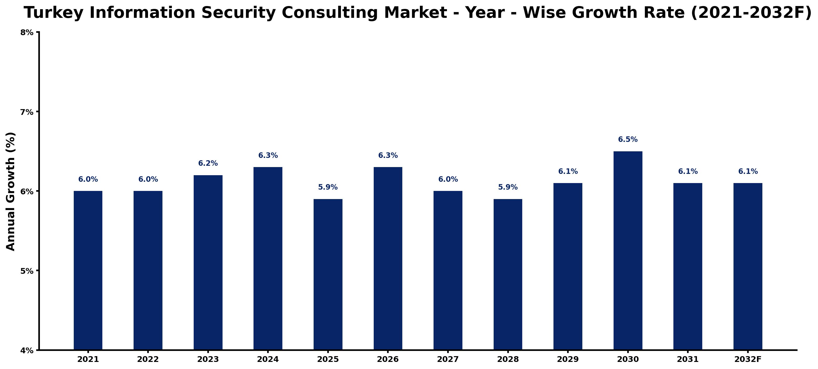 Turkey Information Security Consulting Market Year-wise Growth Rate and Key Drivers