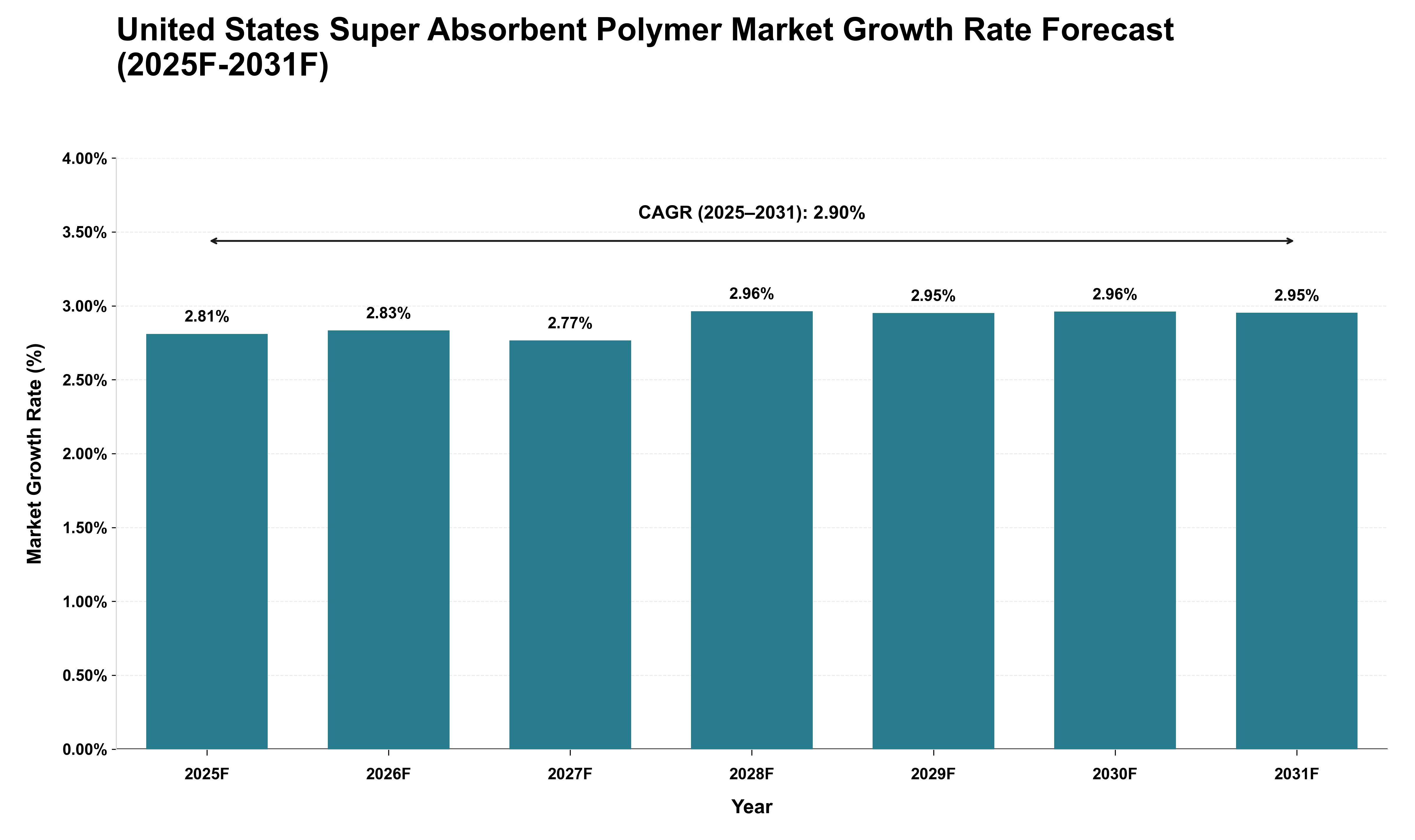 United States Super Absorbent Polymer Market Growth Rate Analysis (2025 - 2031)