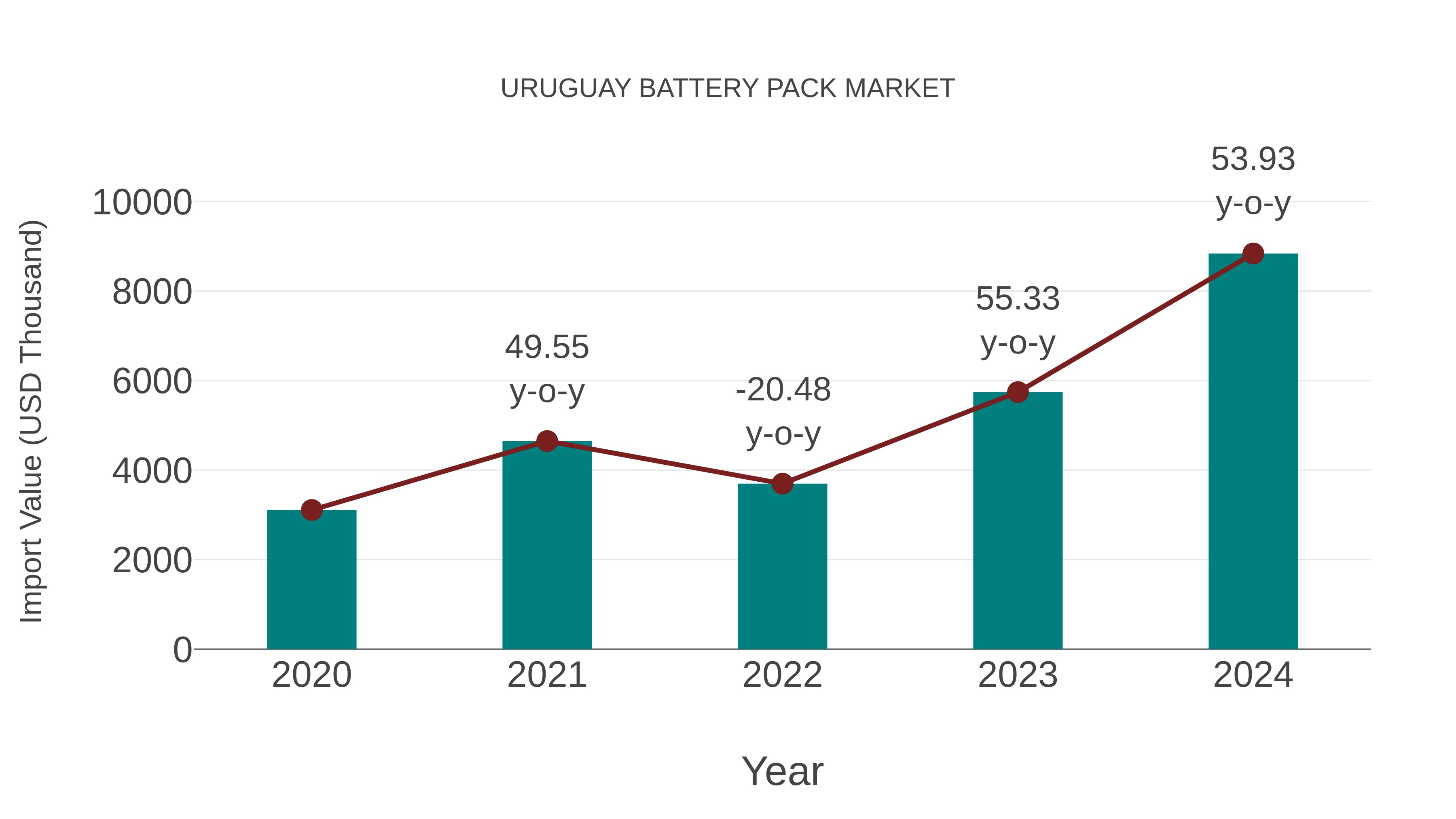  Uruguay Battery Pack Market: Import Trend Analysis
