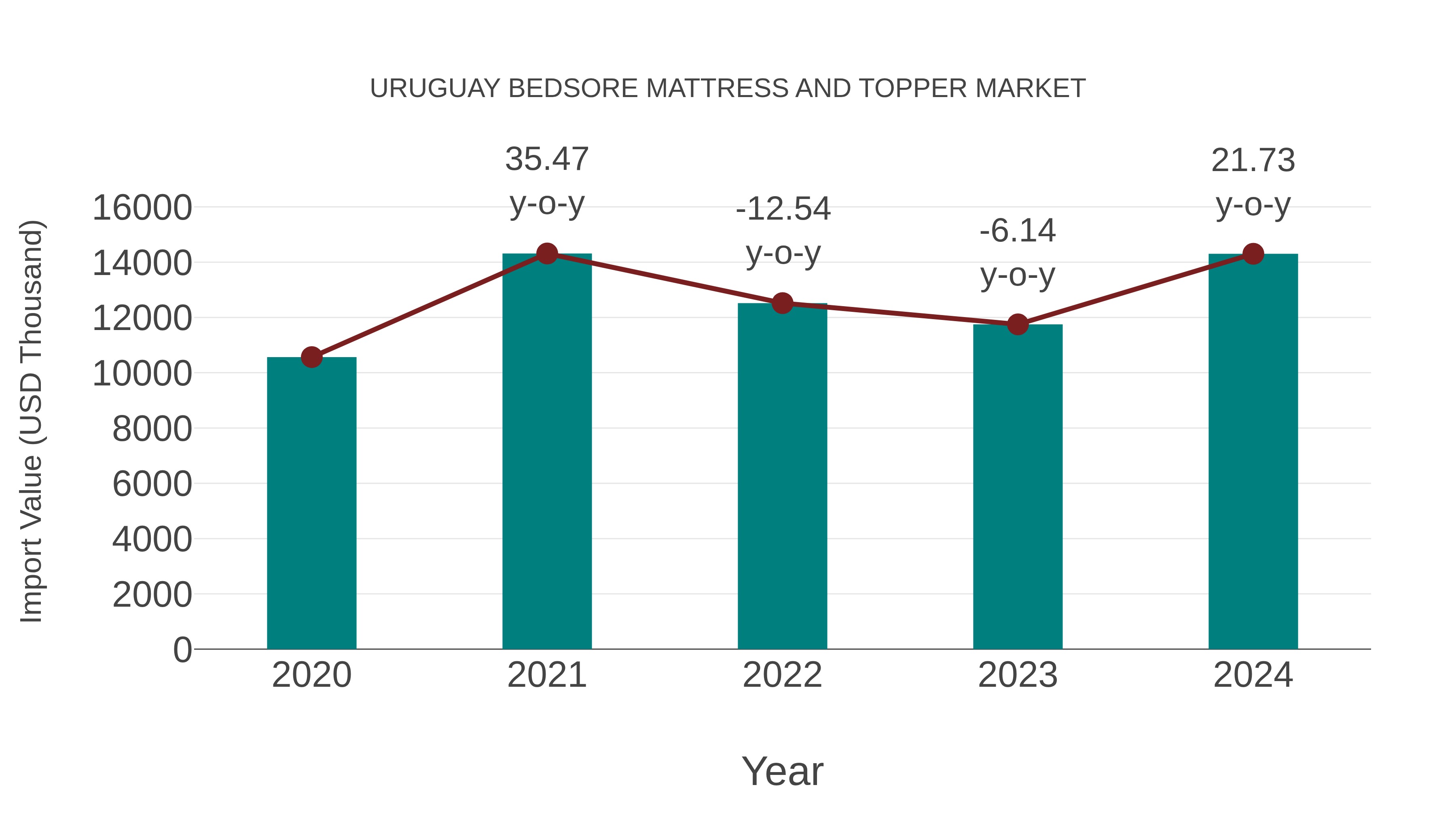  Uruguay Bedsore Mattress and Topper Market: Import Trend Analysis