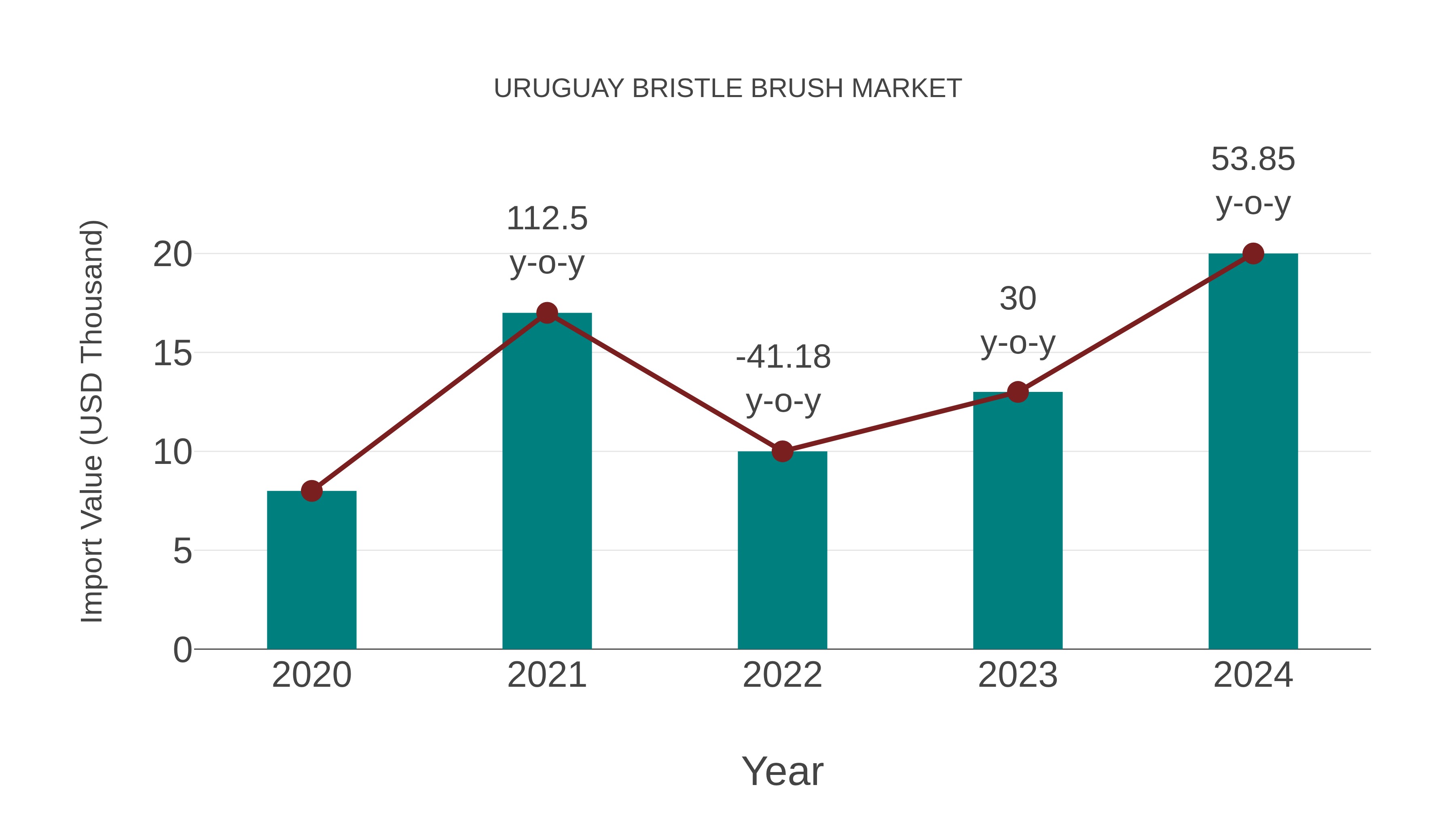 Uruguay Bristle Brush Market: Import Trend Analysis