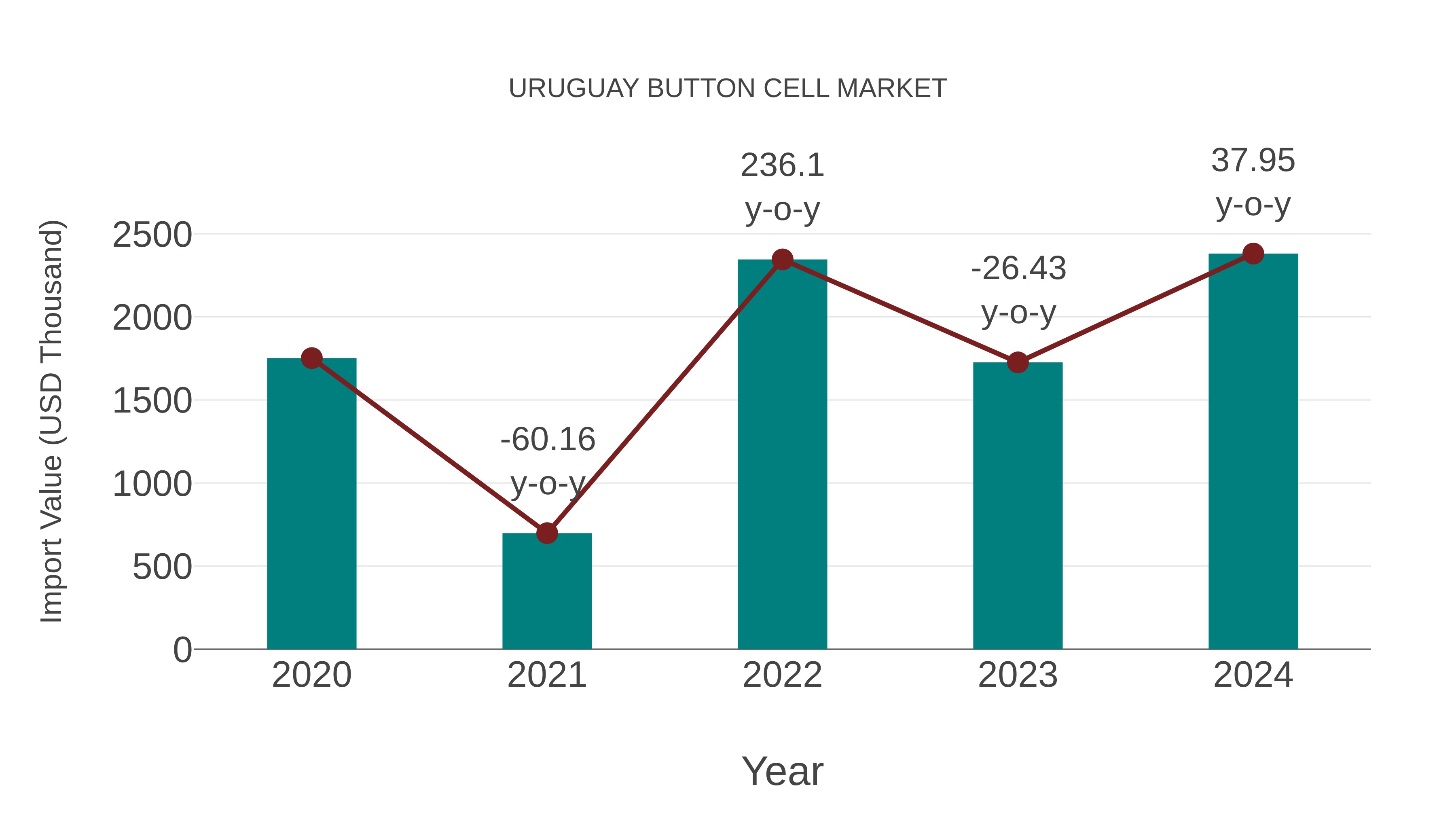  Uruguay Button Cell Market: Import Trend Analysis