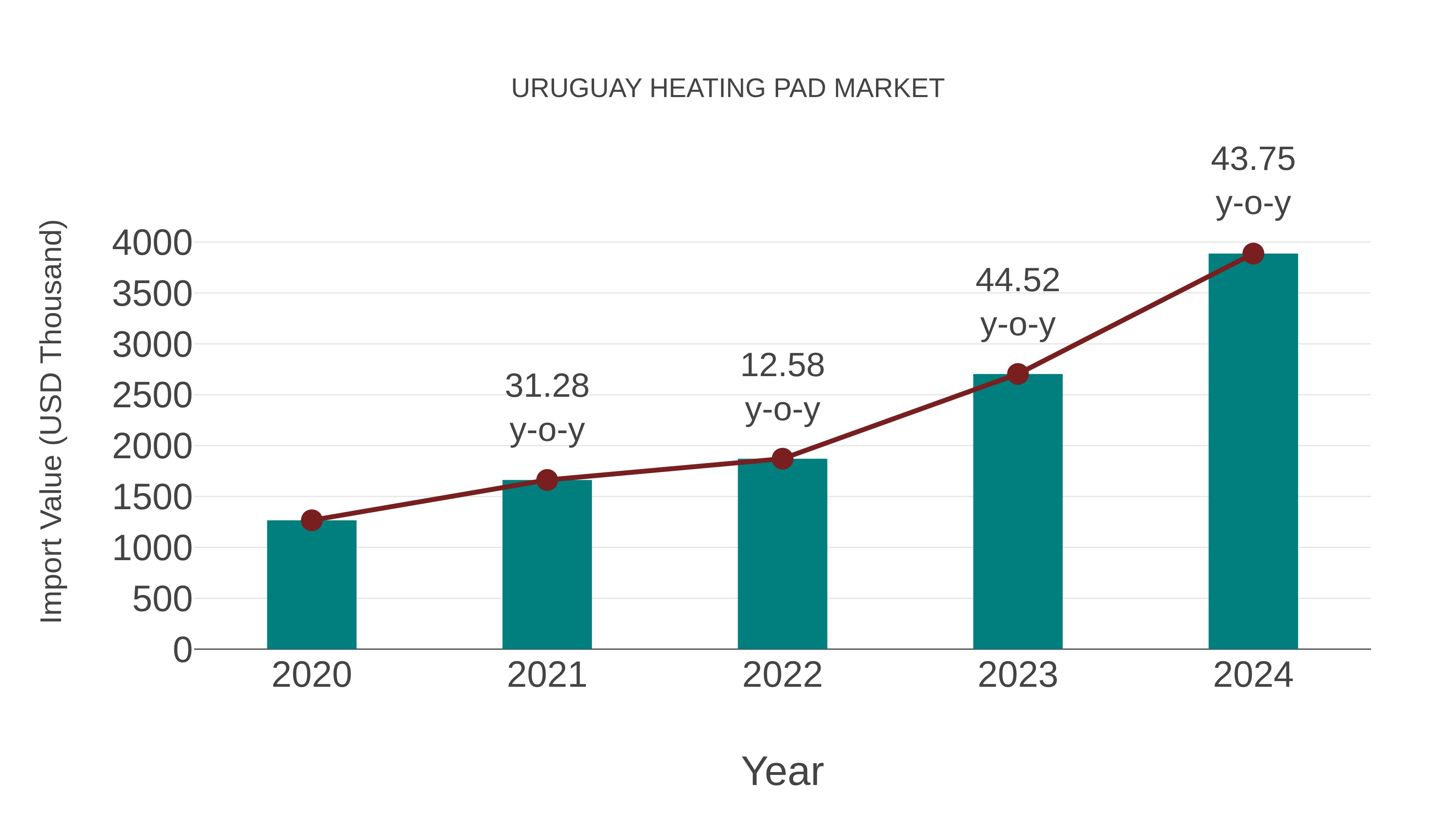  Uruguay Heating Pad Market: Import Trend Analysis