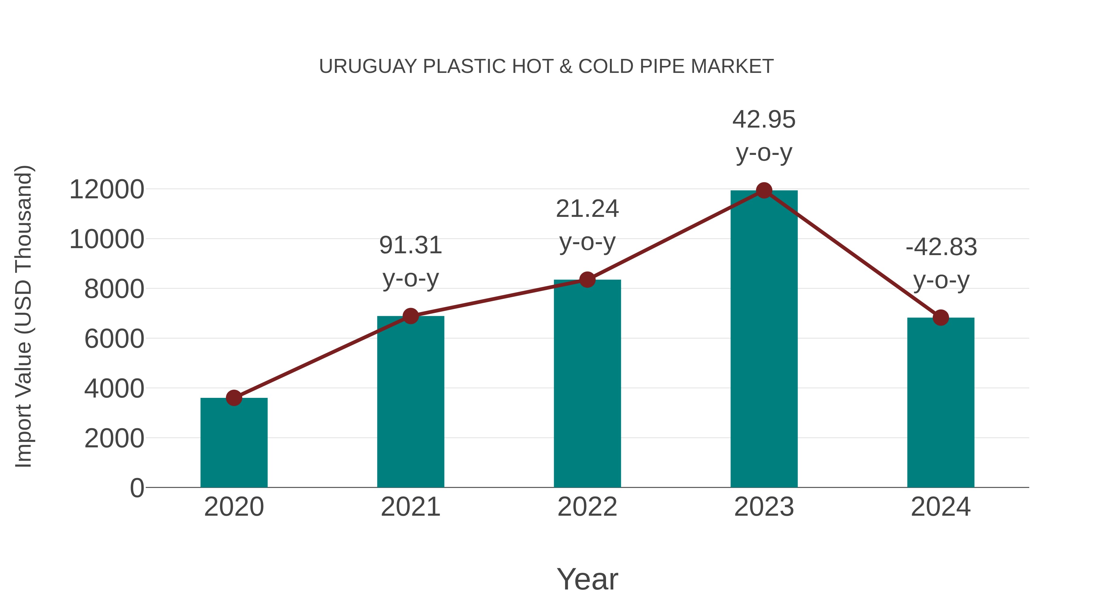 Uruguay Plastic Hot & Cold Pipe Market: Import Trend Analysis