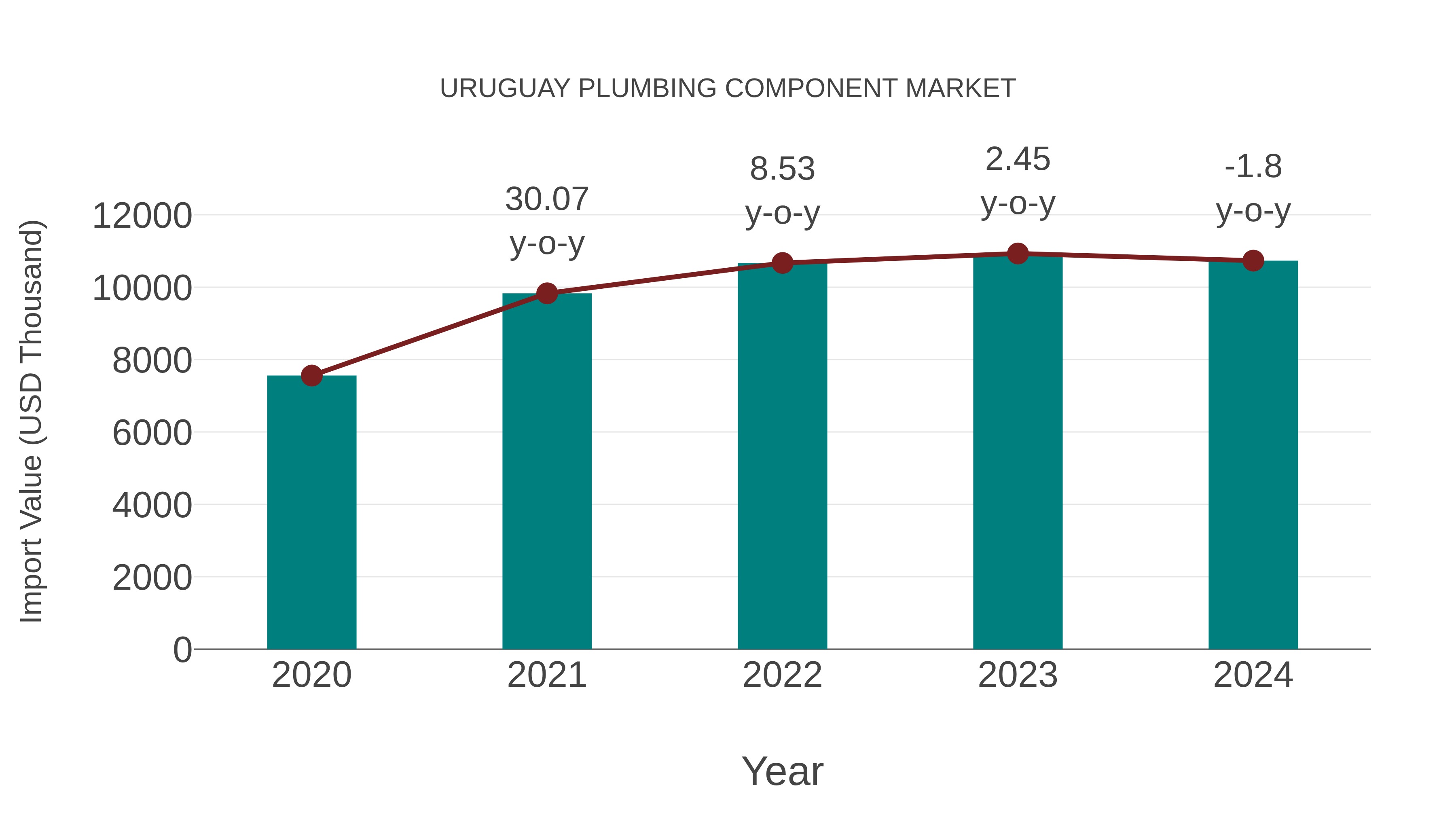  Uruguay Plumbing Component Market: Import Trend Analysis
