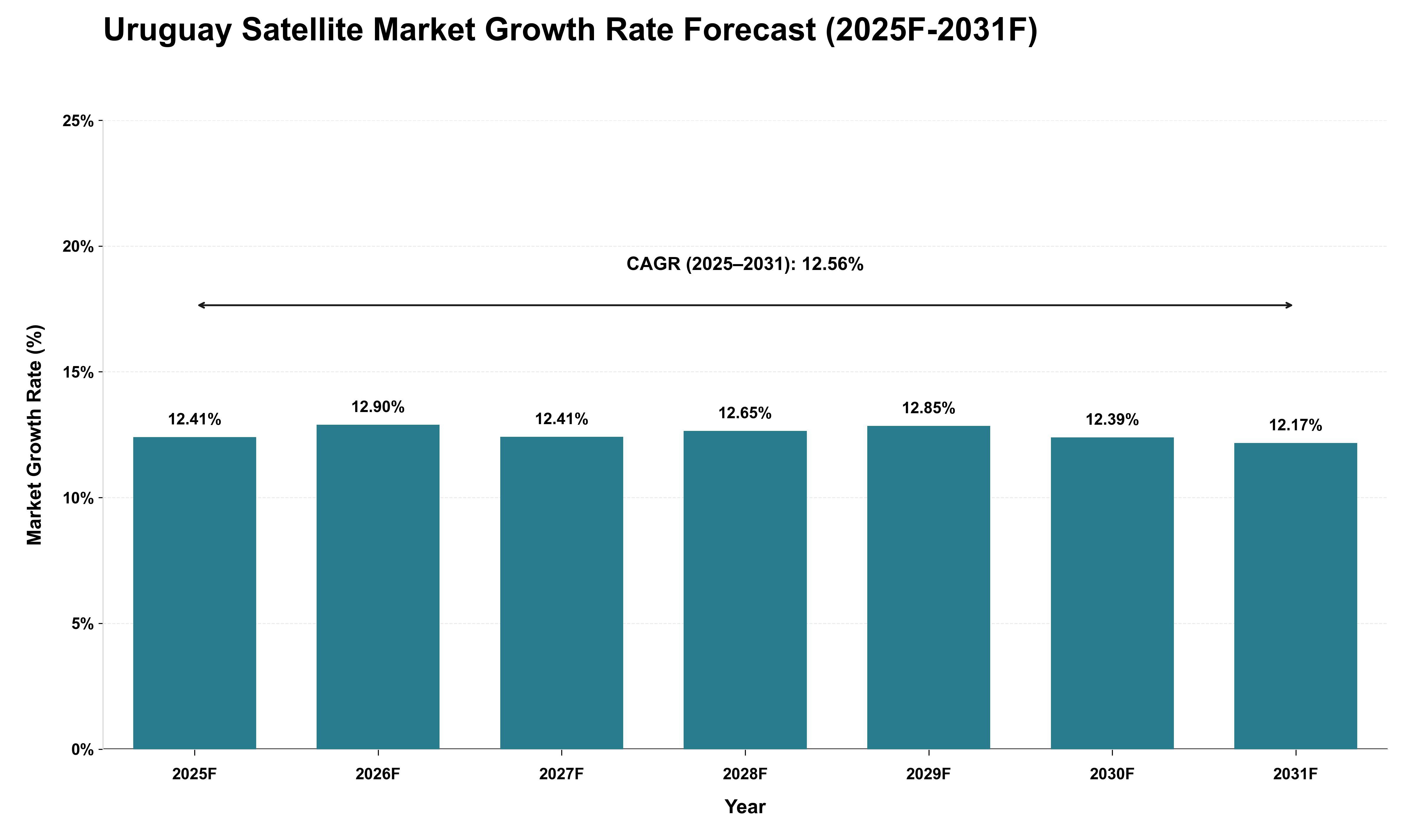 Uruguay Satellite Market Growth Rate Analysis (2025 - 2031)