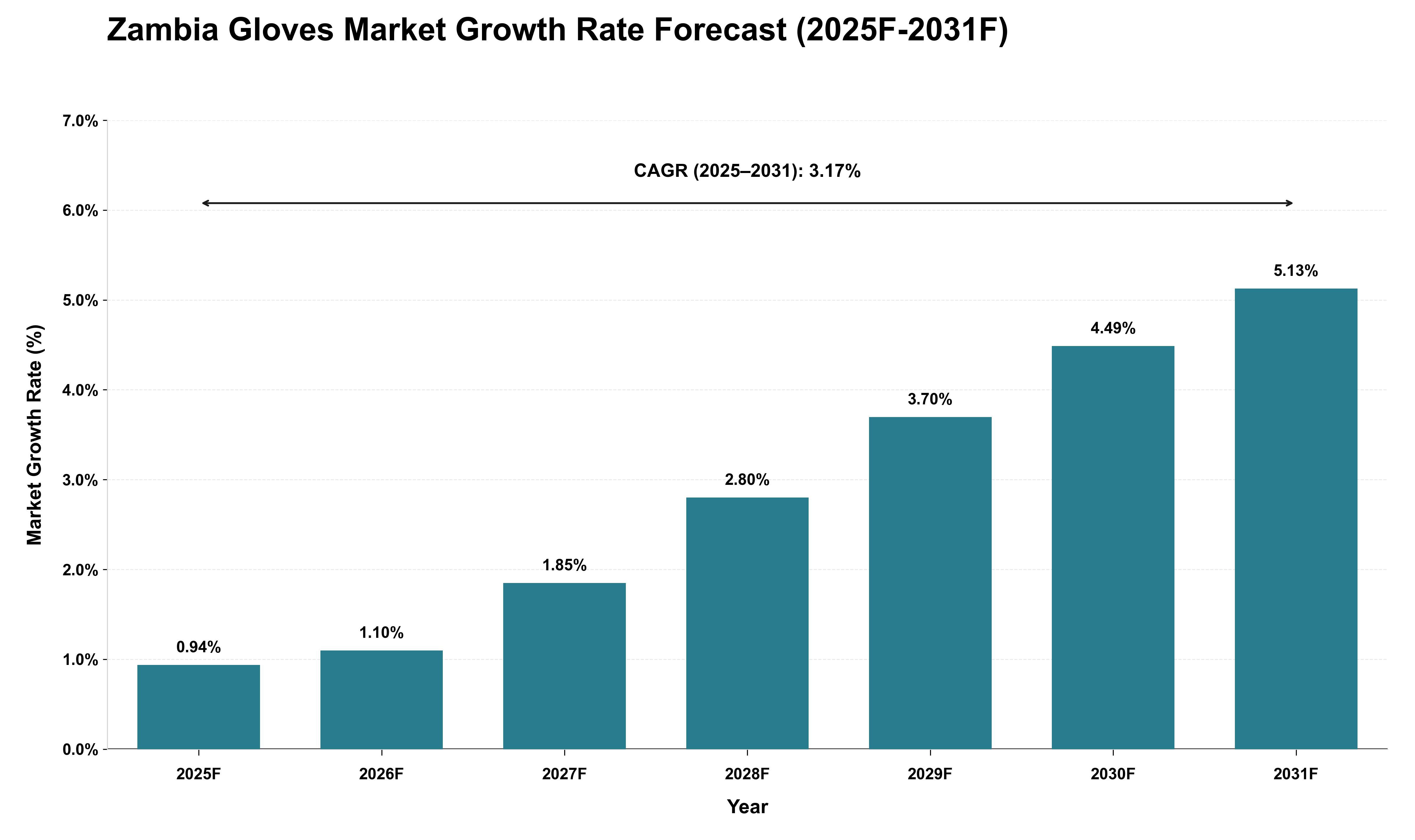 Zambia Gloves Market Growth Rate Analysis (2025 - 2031)