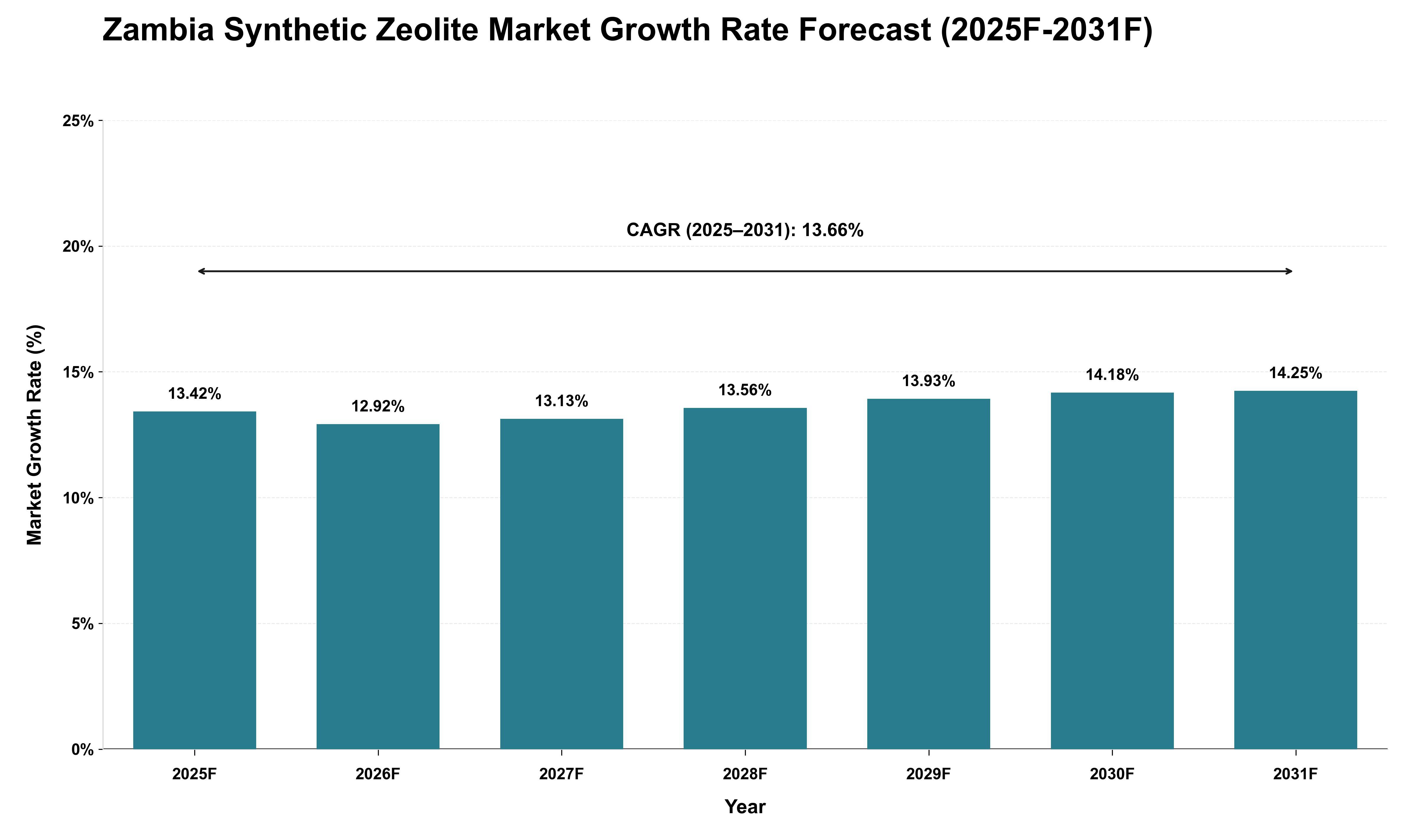 Zambia Synthetic Zeolite Market Growth Rate Analysis (2025 - 2031)