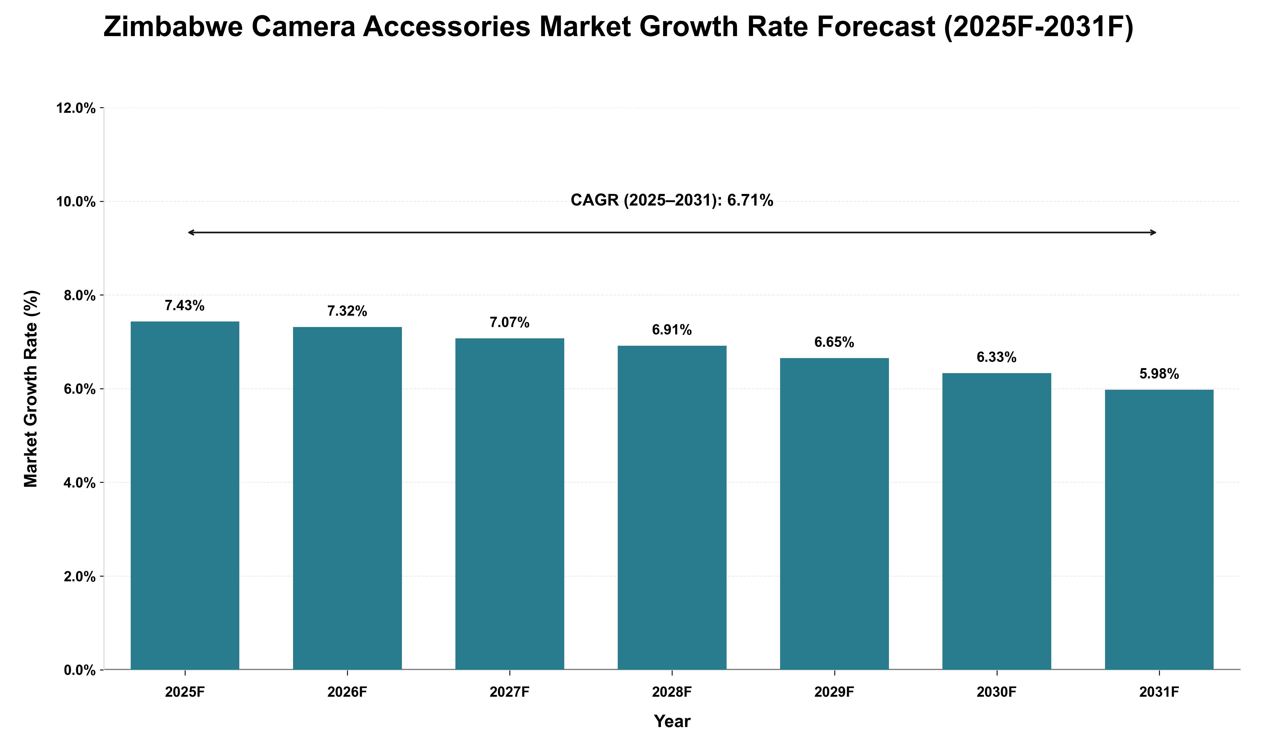 Zimbabwe Camera Accessories Market Growth Rate Analysis (2025 - 2031)