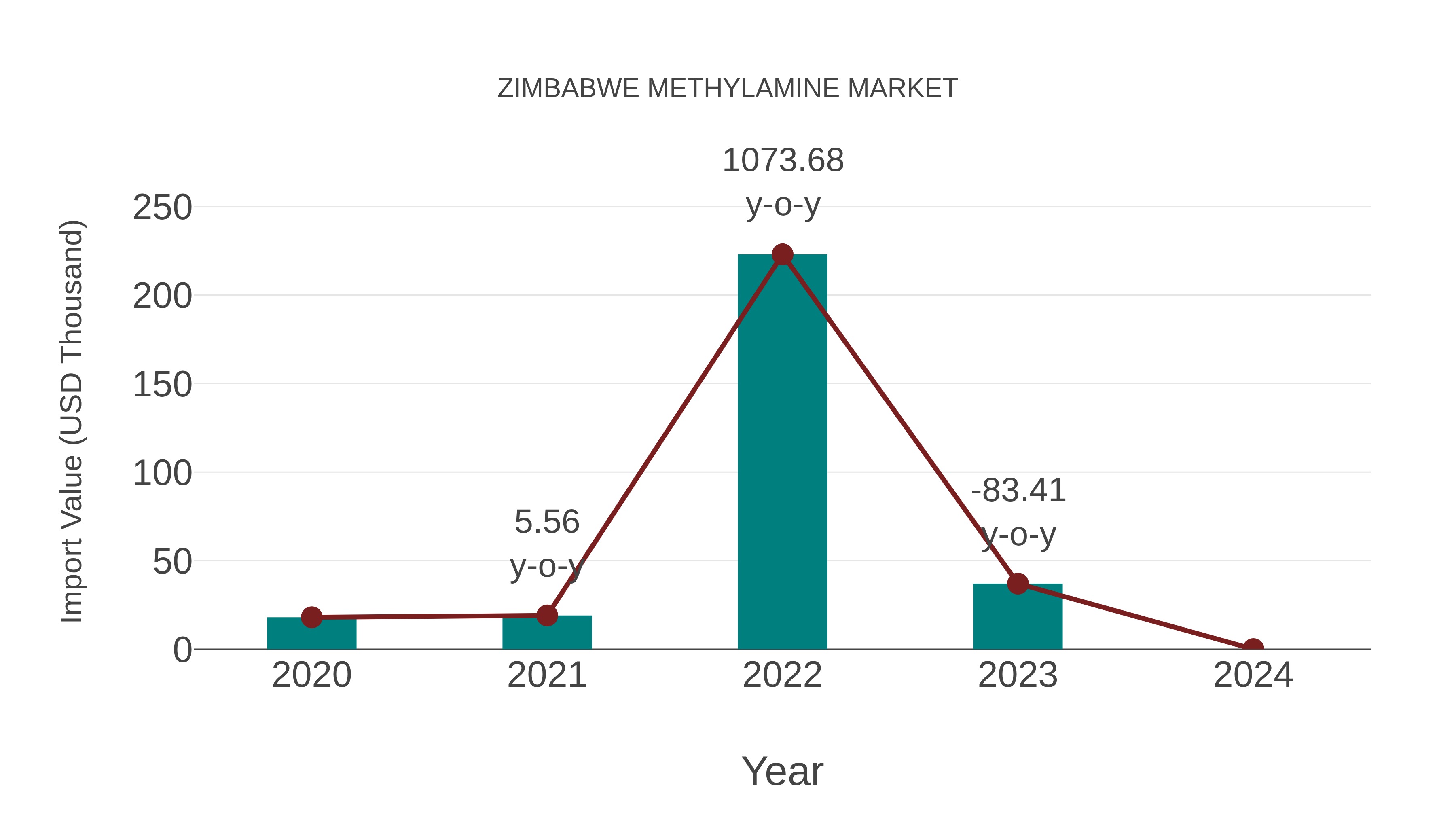  Zimbabwe Methylamine Market: Import Trend Analysis
