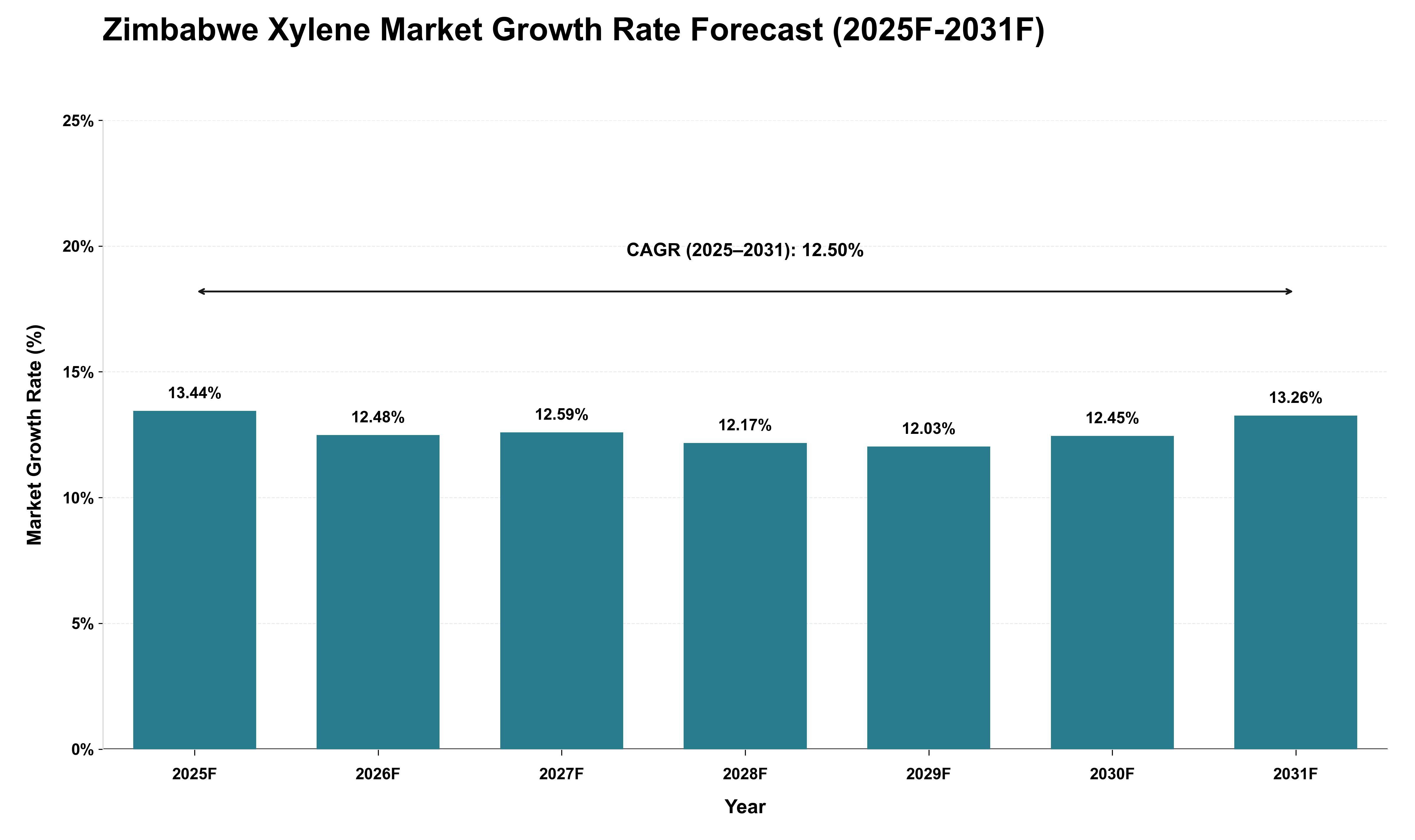 Zimbabwe Xylene Market Growth Rate Analysis (2025 - 2031)